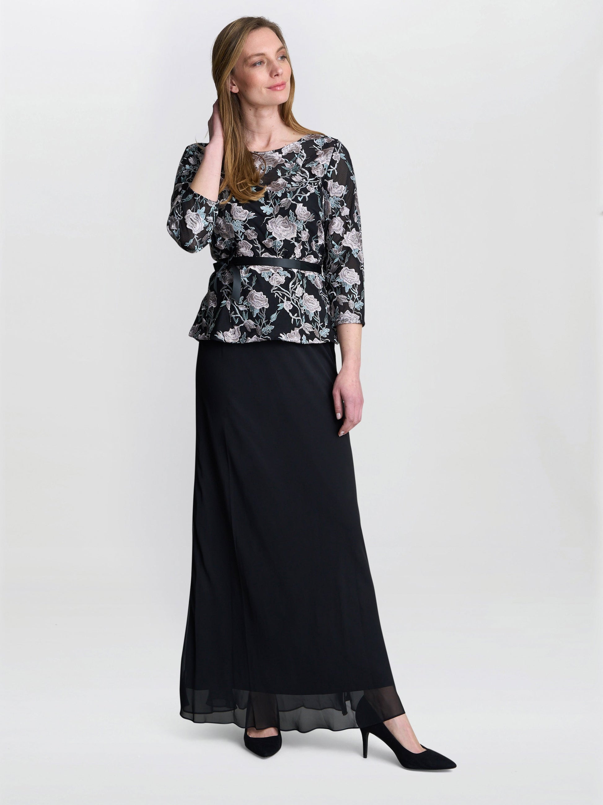  Bernice Chiffon Maxi Skirt