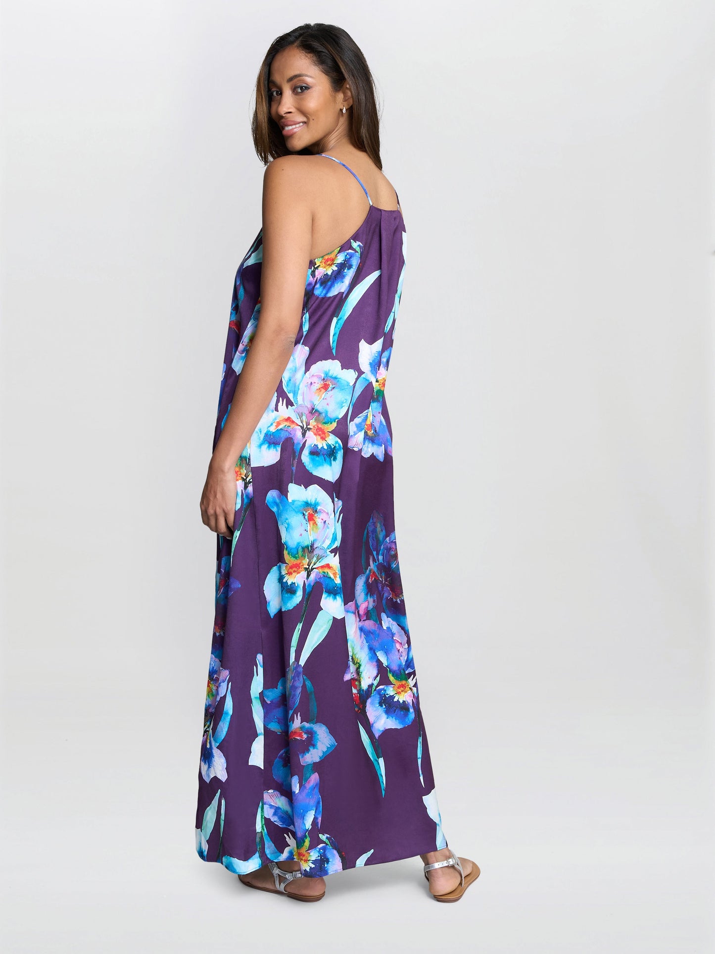  Genny Floral Print Maxi Dress