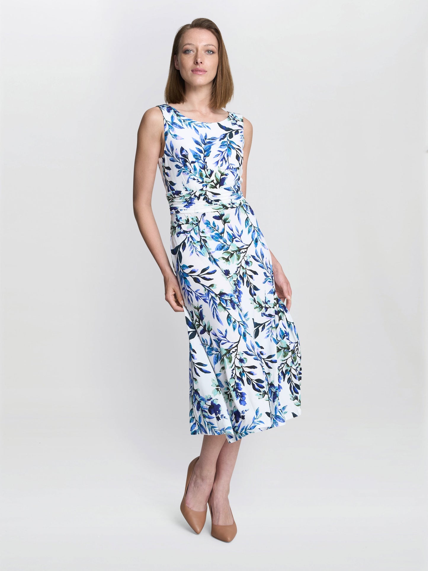  George Floral Print Midi Dress