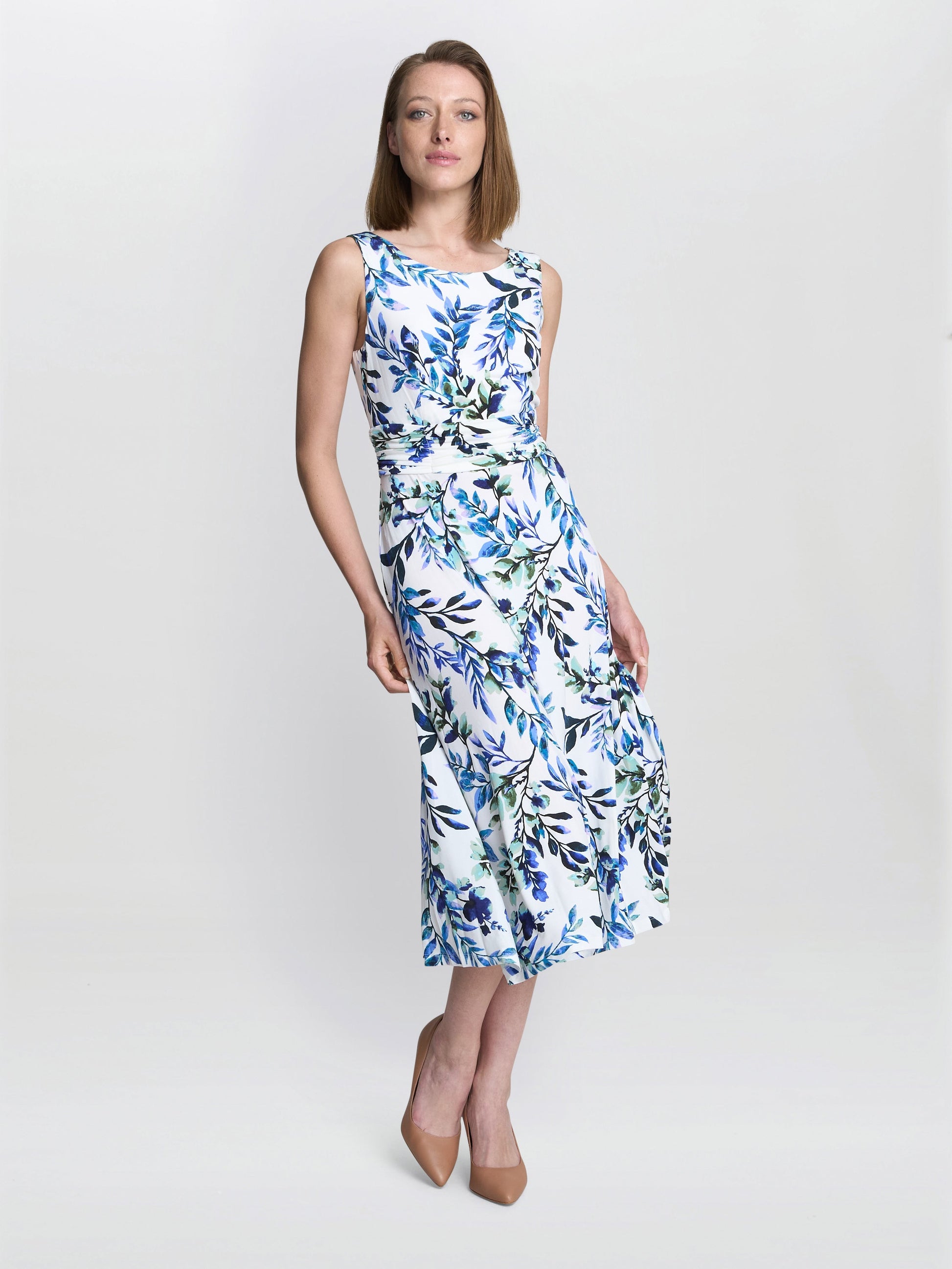  George Floral Print Midi Dress
