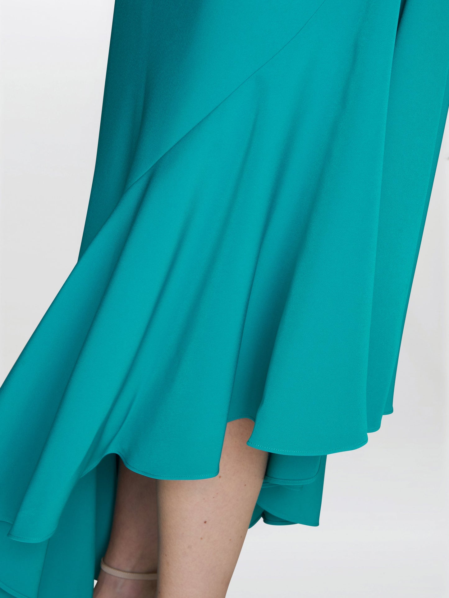  Paige Asymmetric Frill Hem Dress