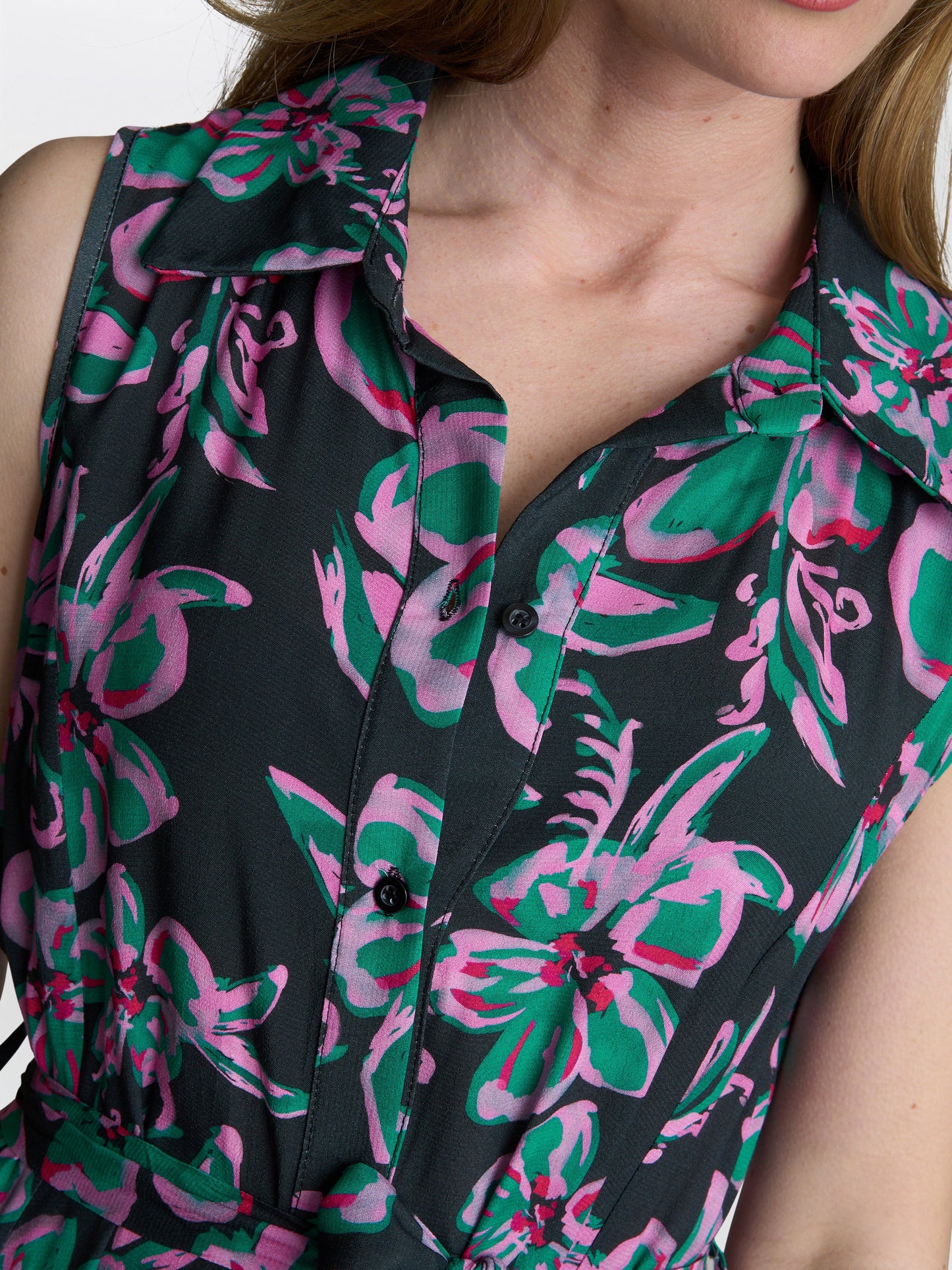  Reagan Long Shirt Dress