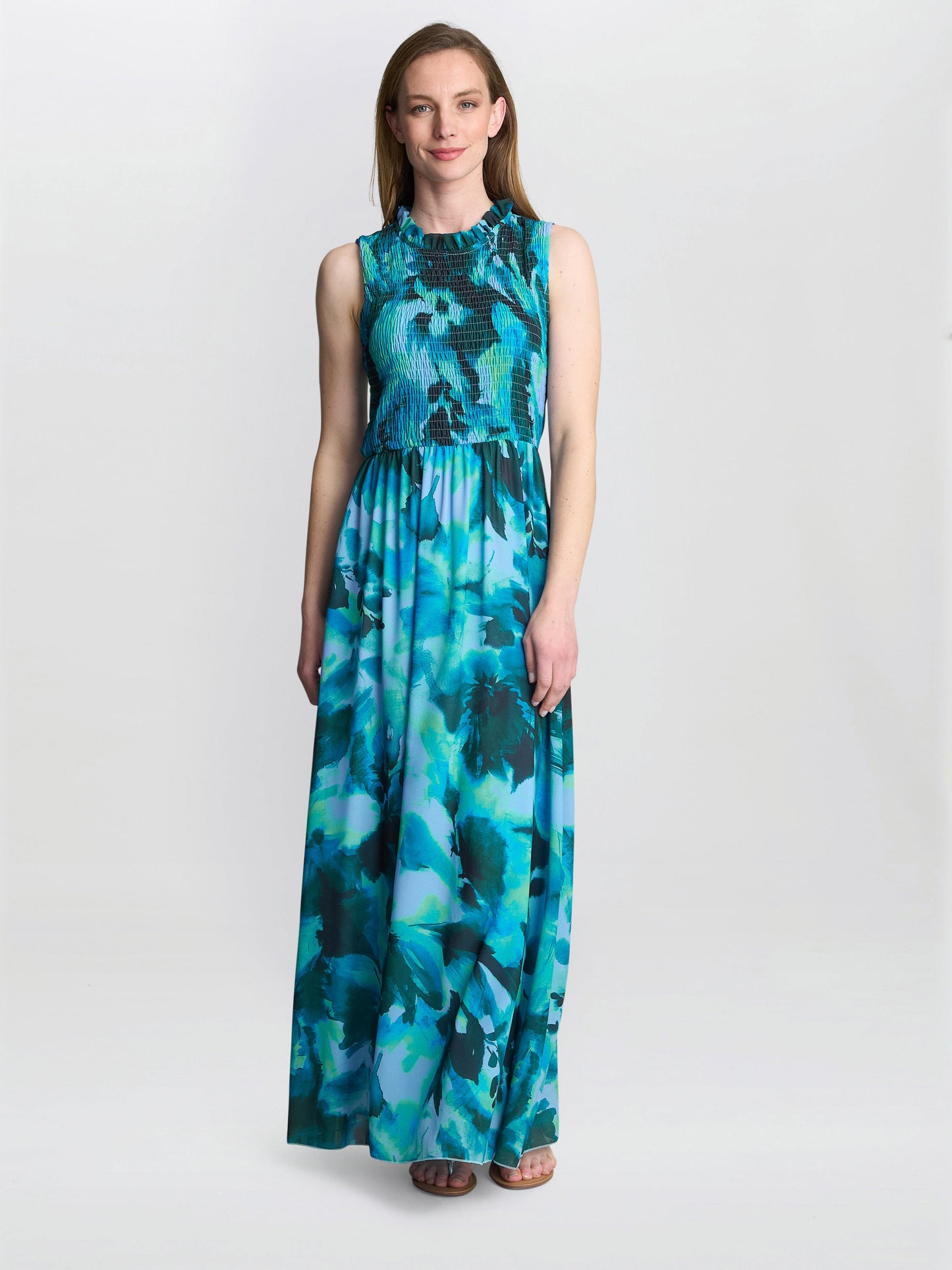  Roxanna Sleeveless Shired Top Dress