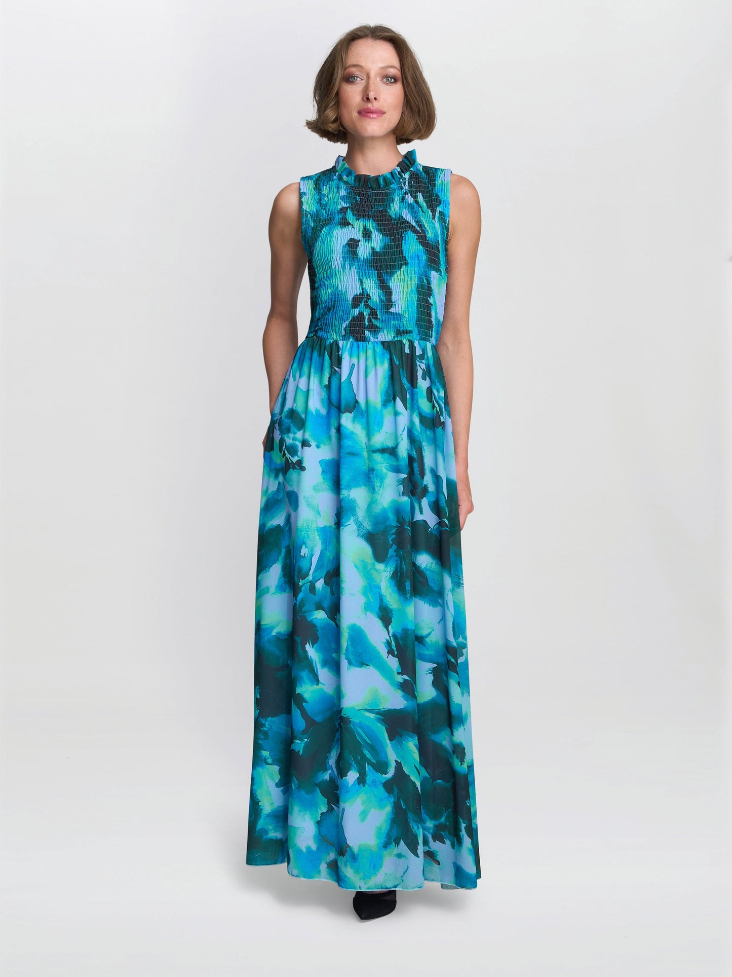  Roxanna Sleeveless Shired Top Dress