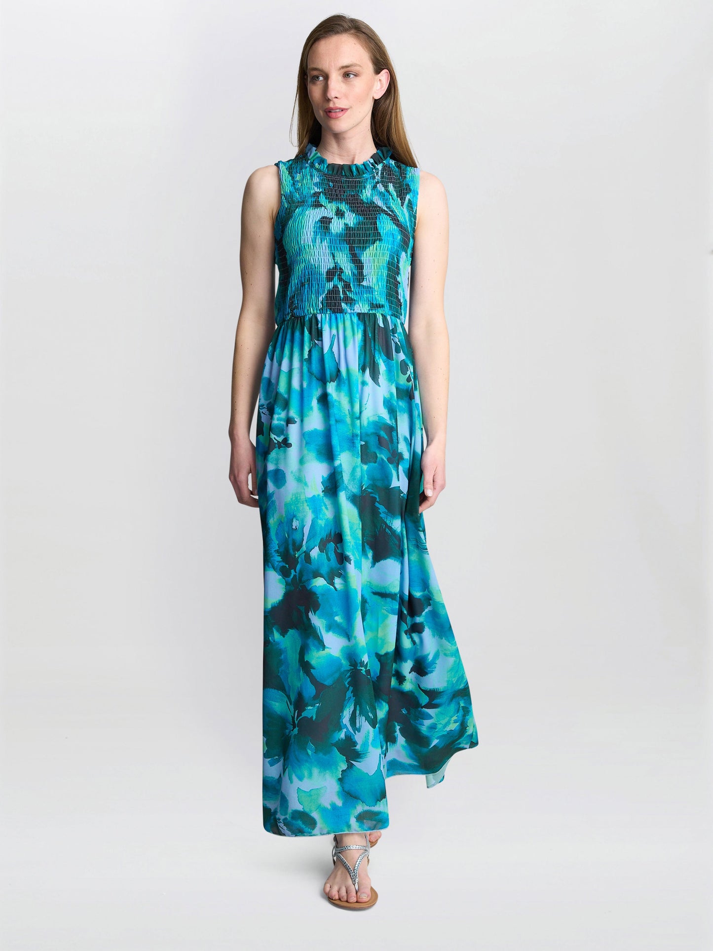  Roxanna Sleeveless Shired Top Dress