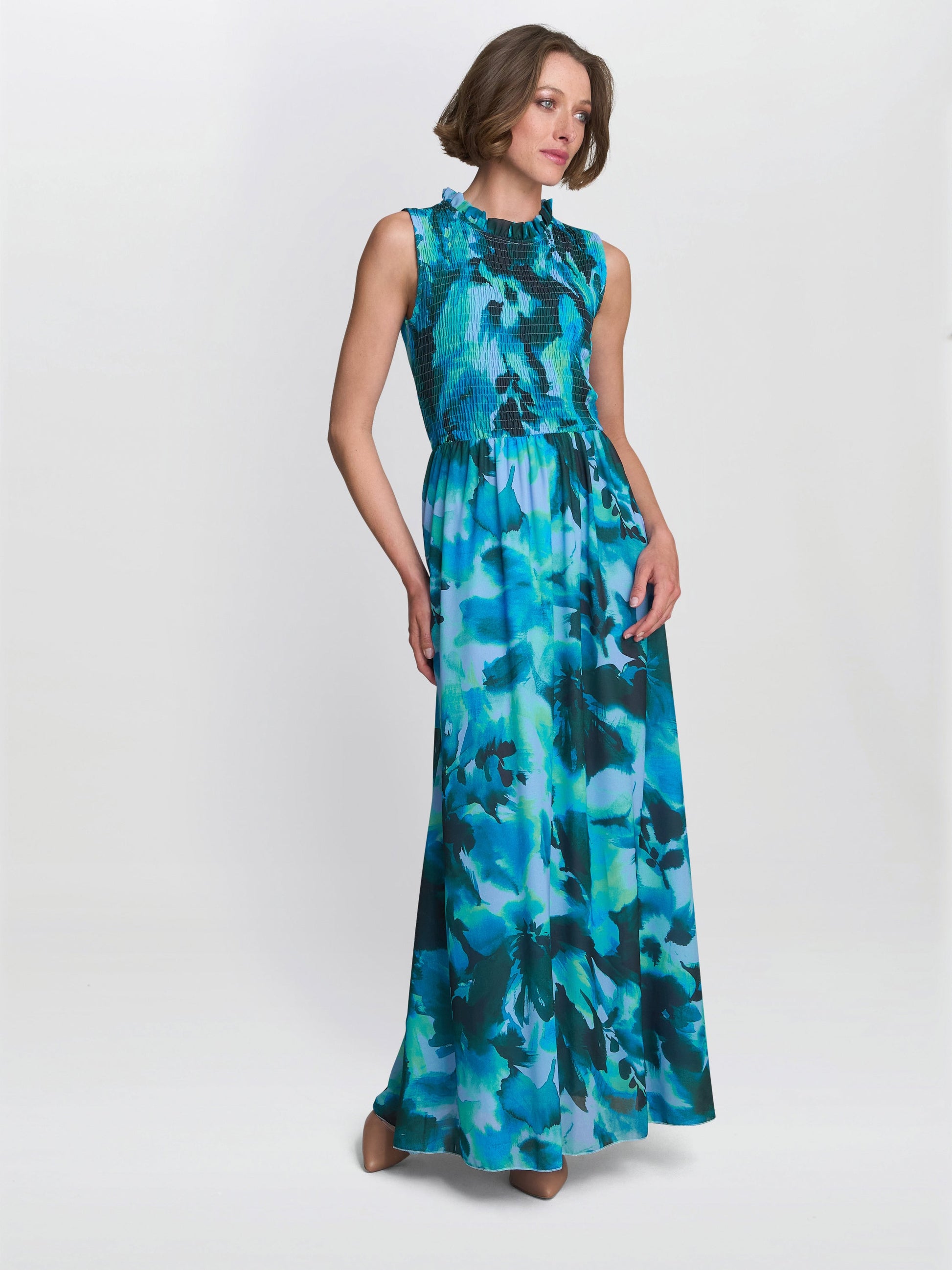  Roxanna Sleeveless Shired Top Dress