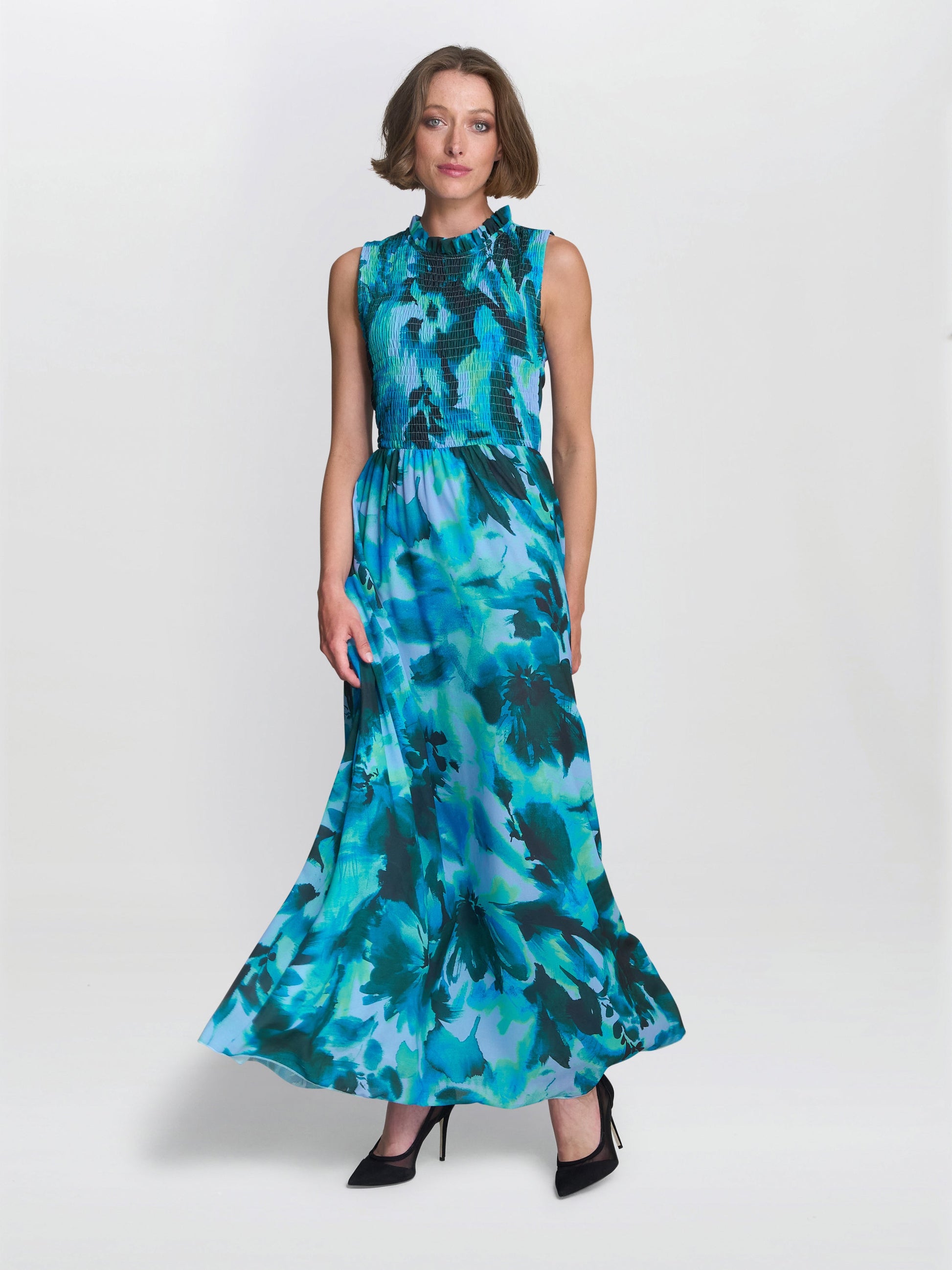  Roxanna Sleeveless Shired Top Dress