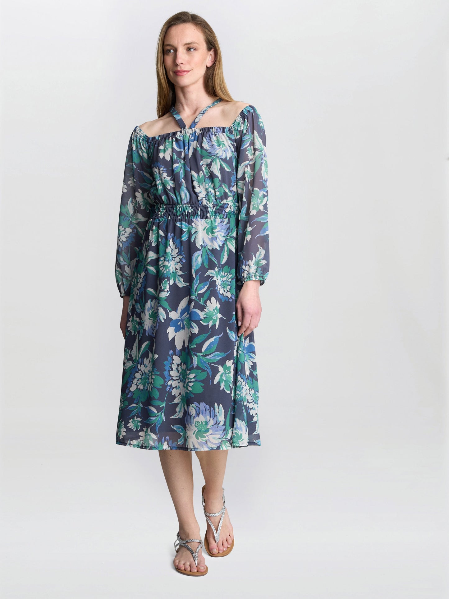  Ryan Off Shoulder Midi Dress