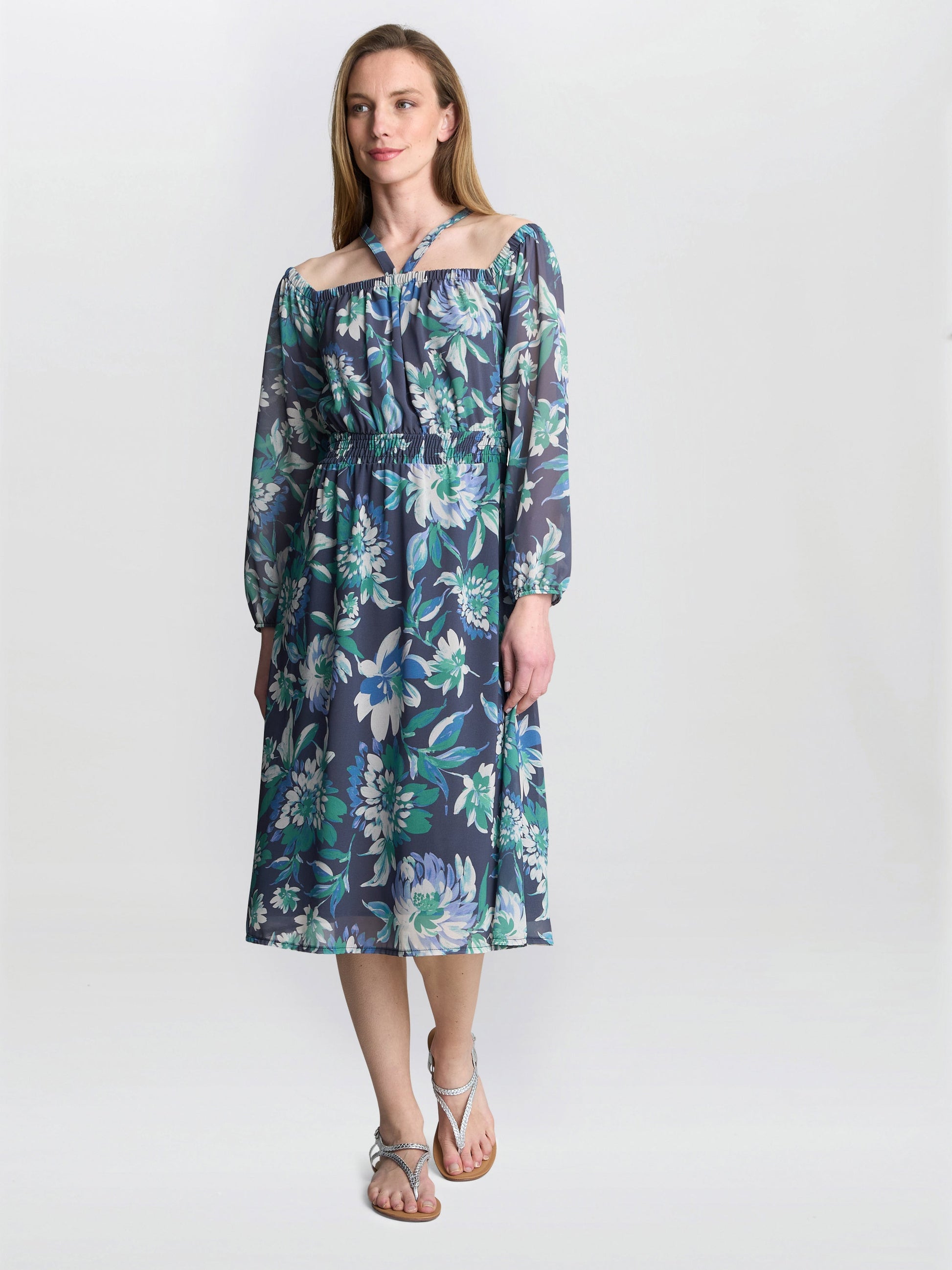  Ryan Off Shoulder Midi Dress