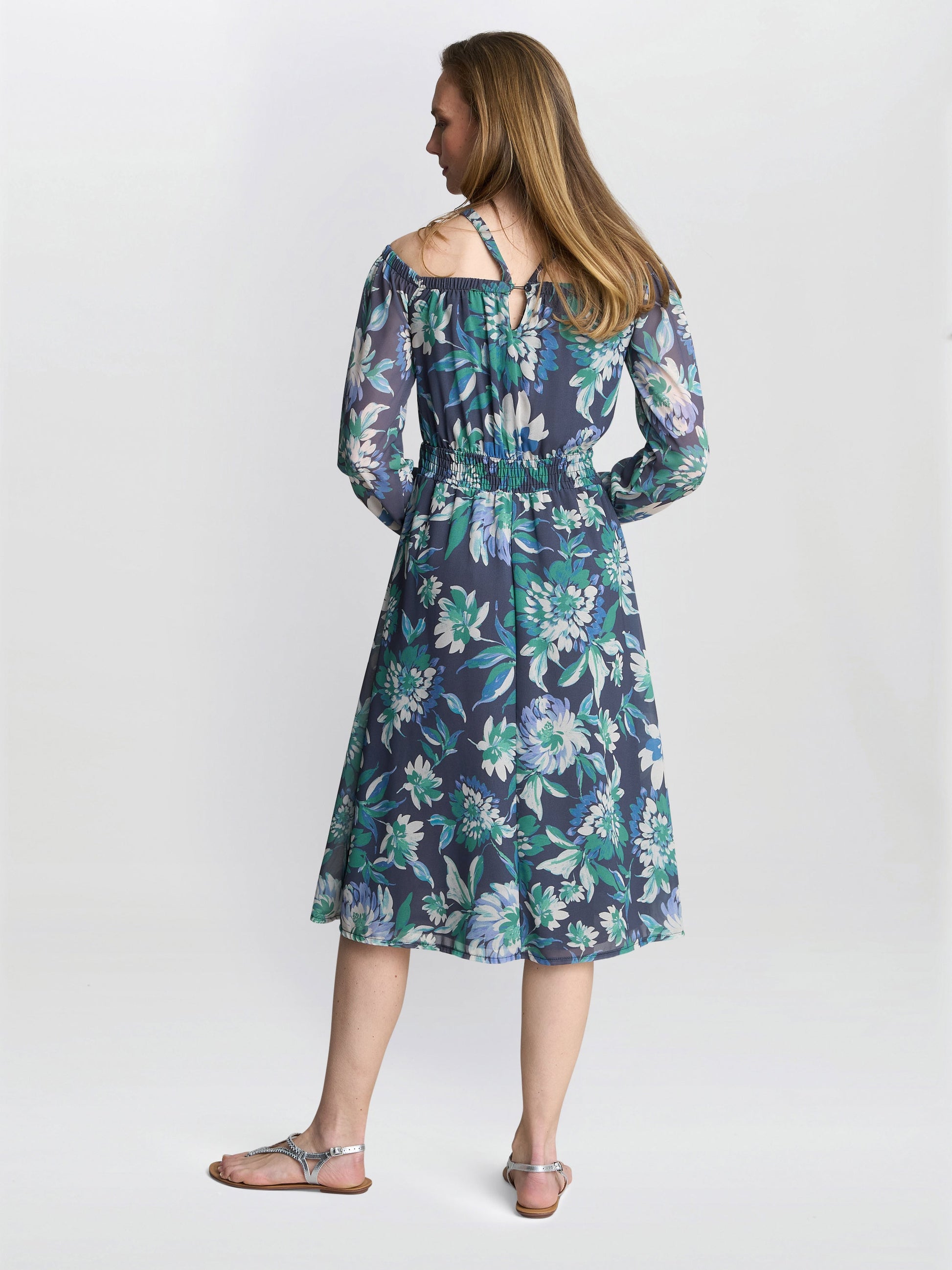  Ryan Off Shoulder Midi Dress