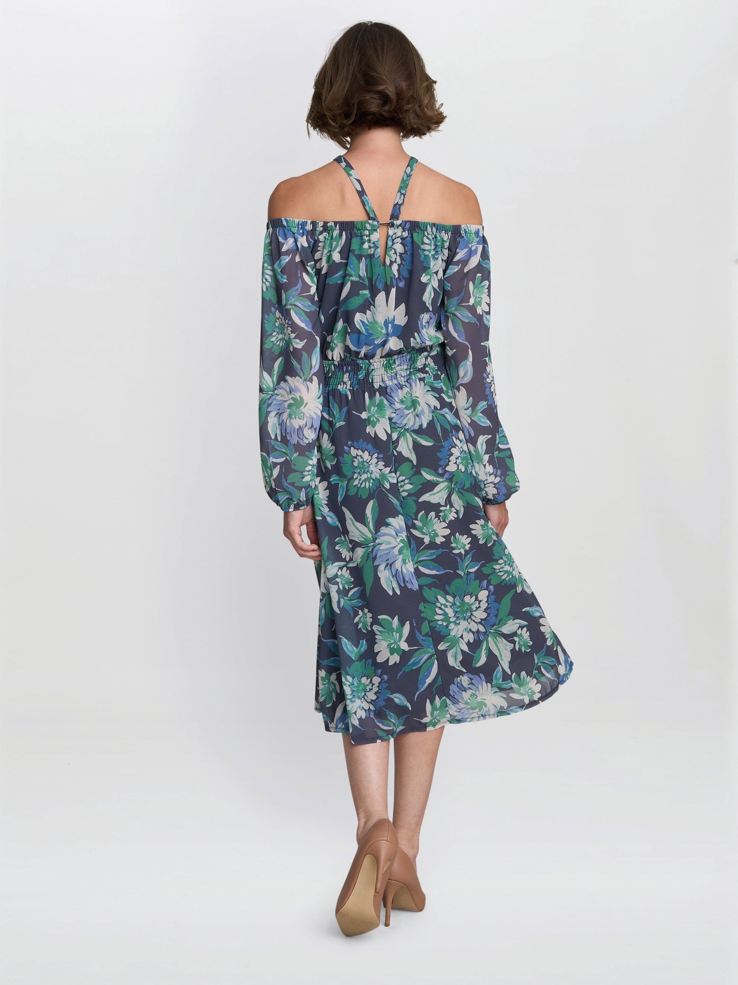  Ryan Off Shoulder Midi Dress