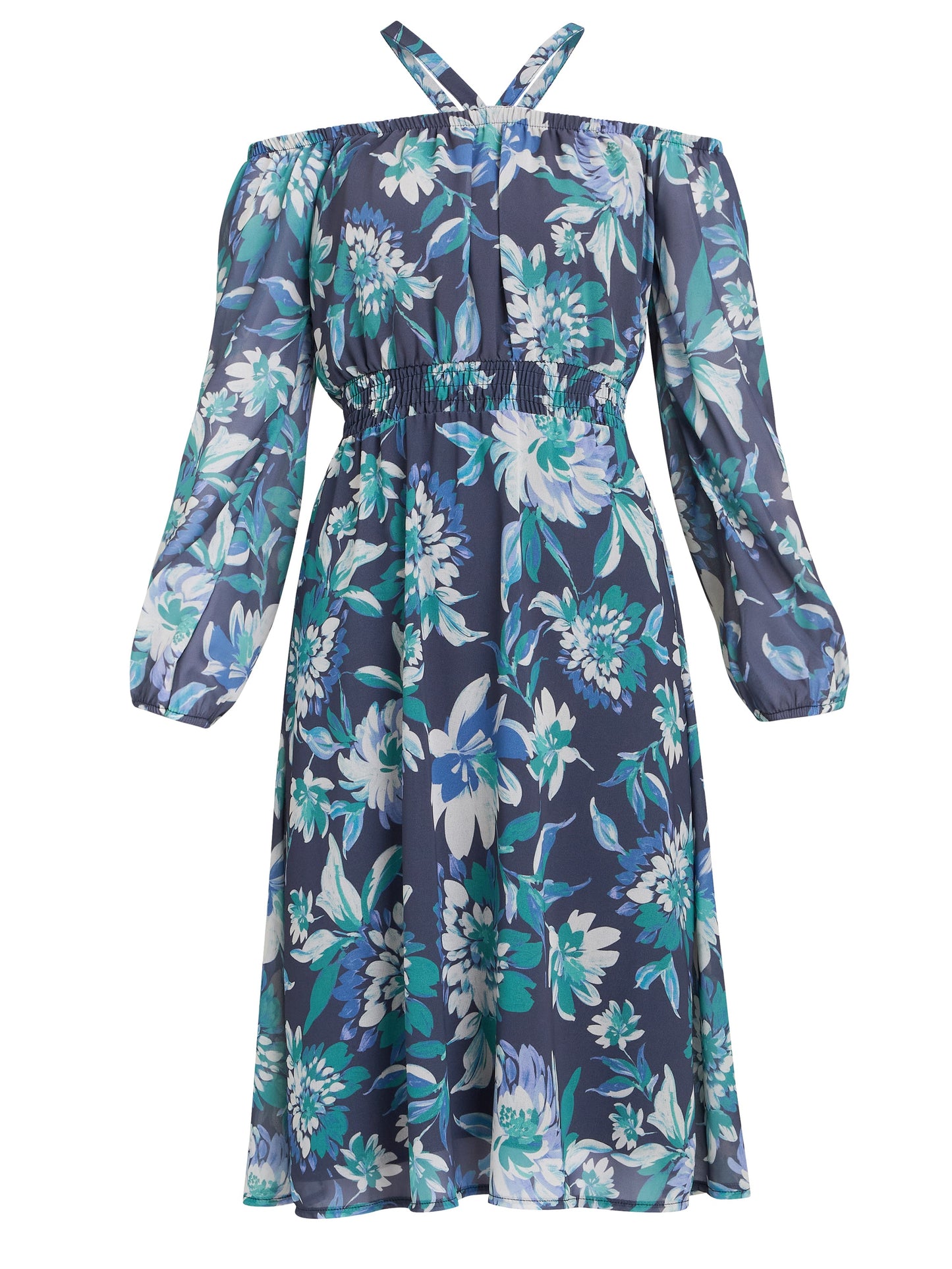 Ryan Off Shoulder Midi Dress