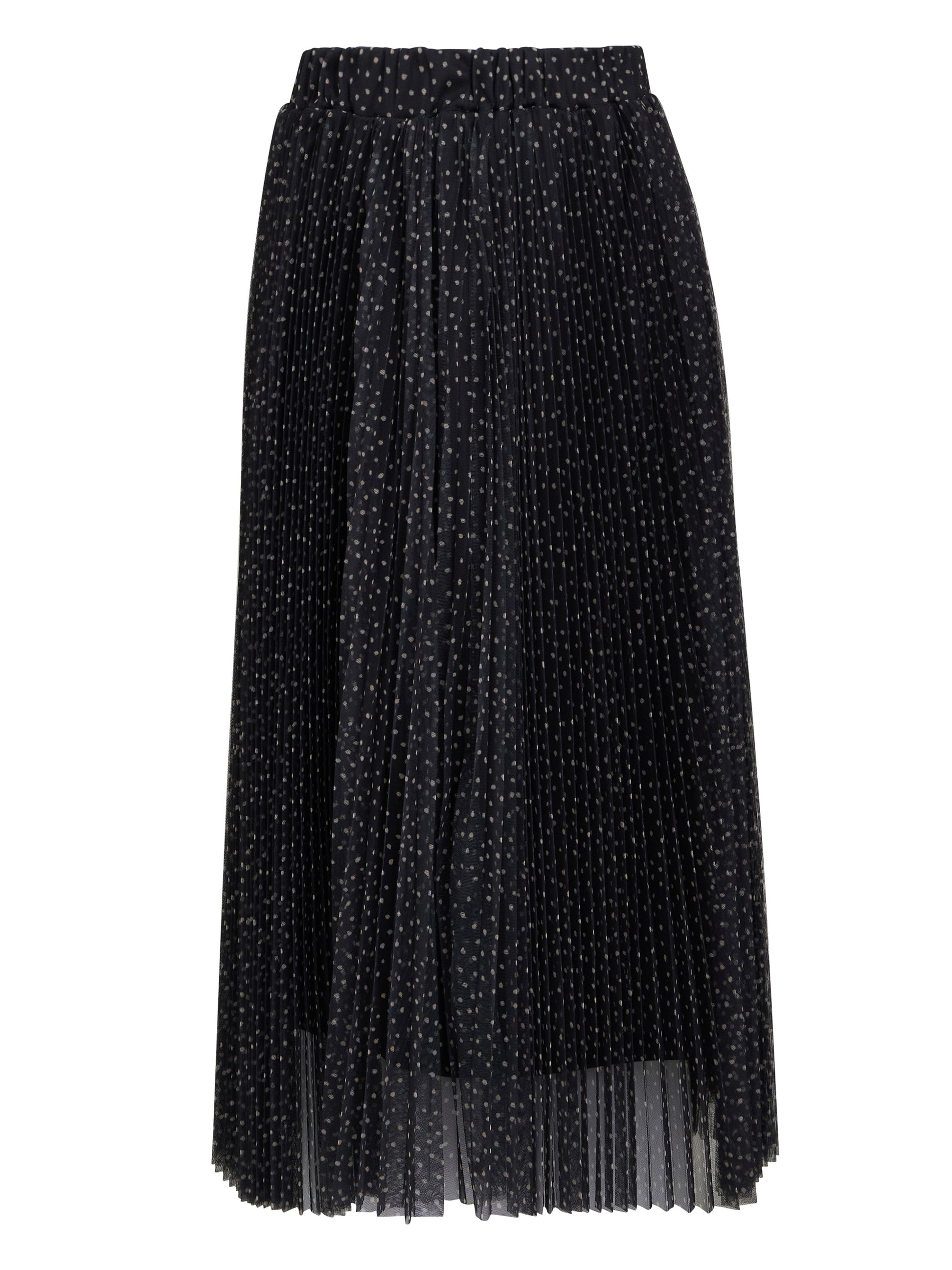  Roslynn Pleated Mesh Skirt