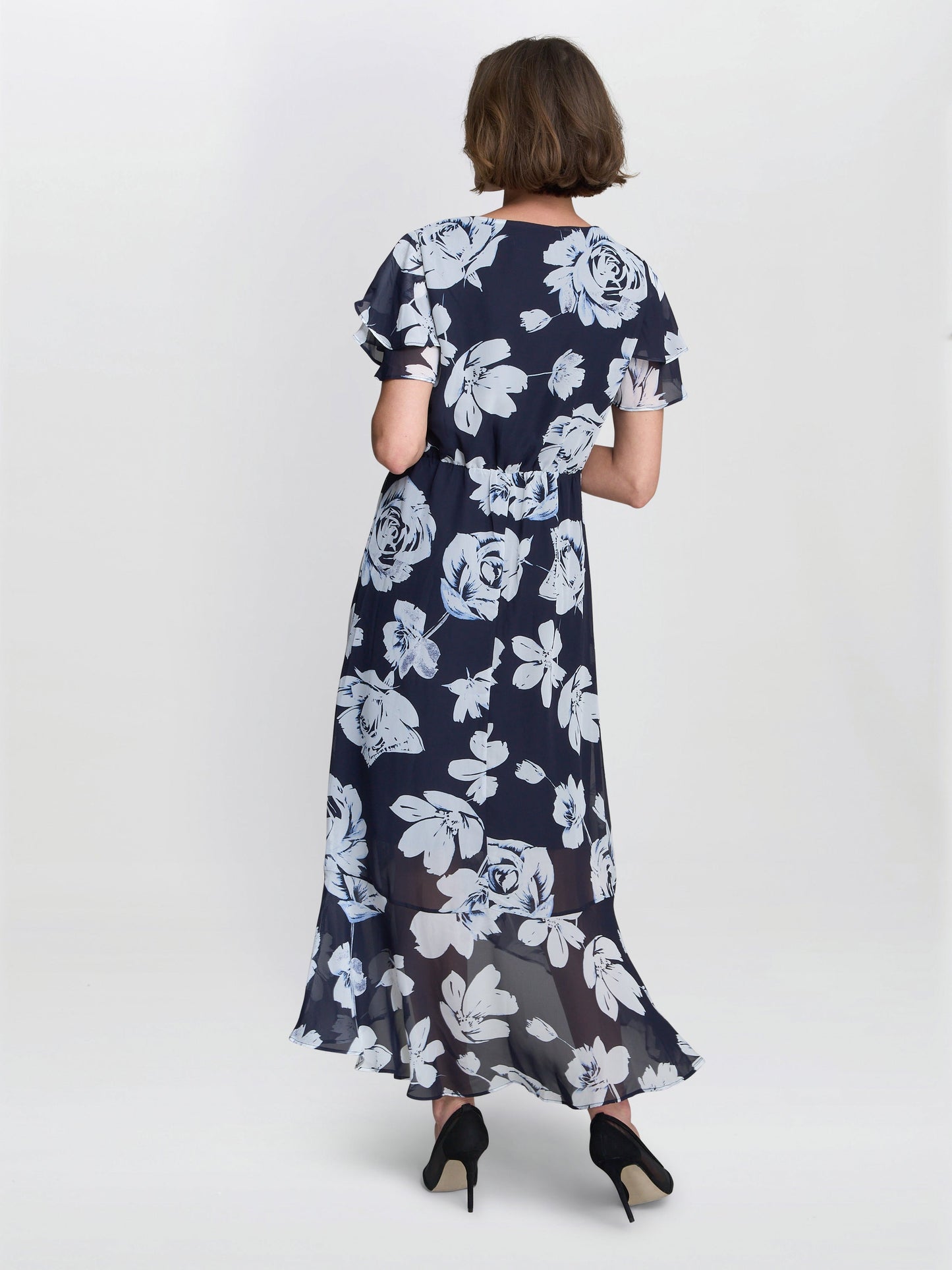  Teresa Floral Chiffon Dress