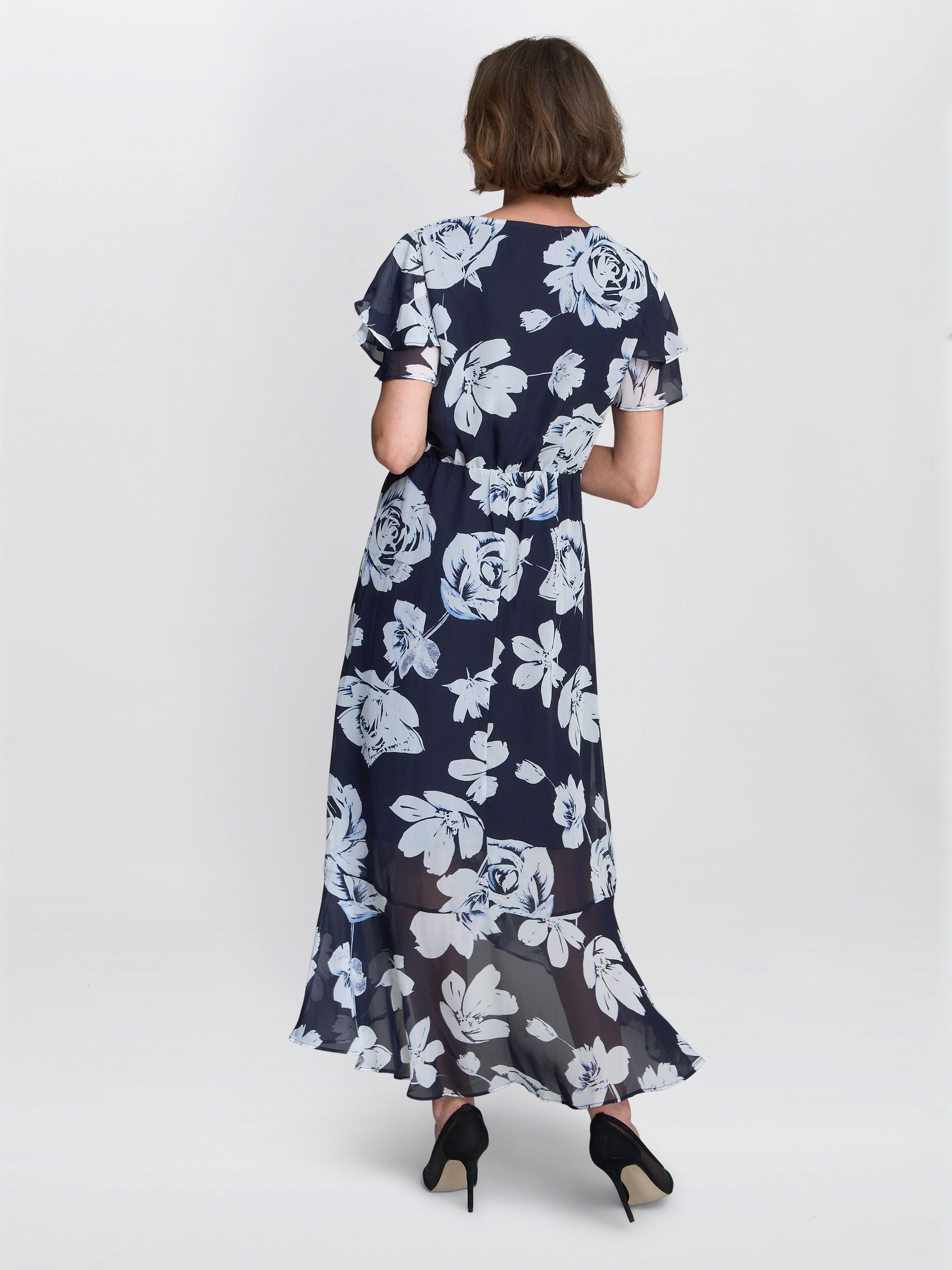  Teresa Floral Chiffon Dress