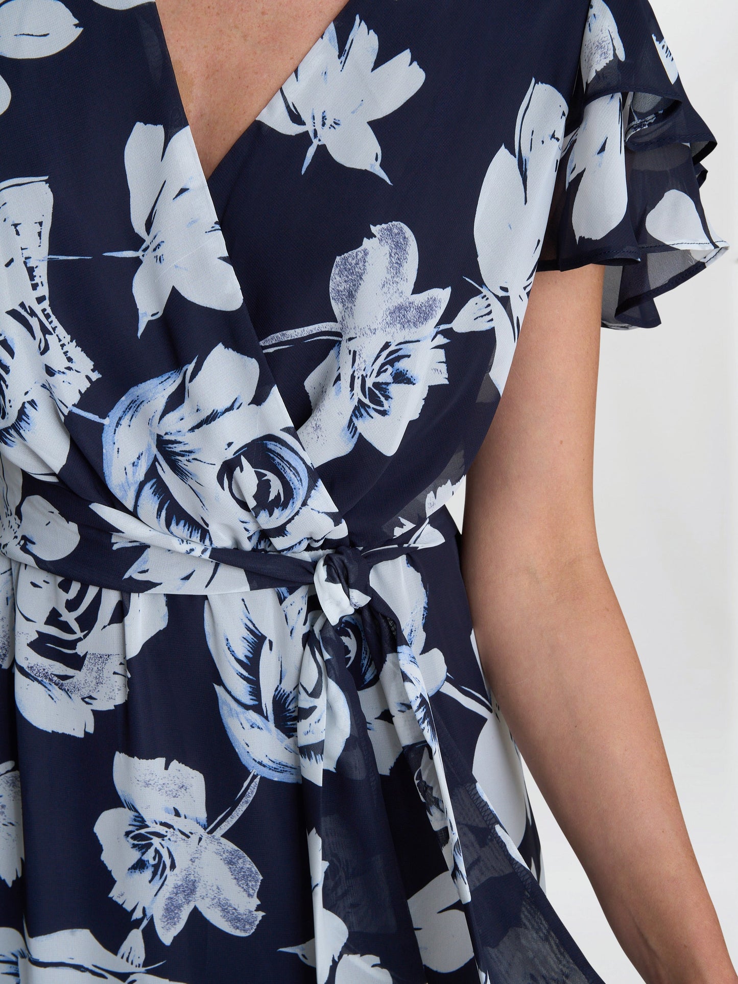  Teresa Floral Chiffon Dress
