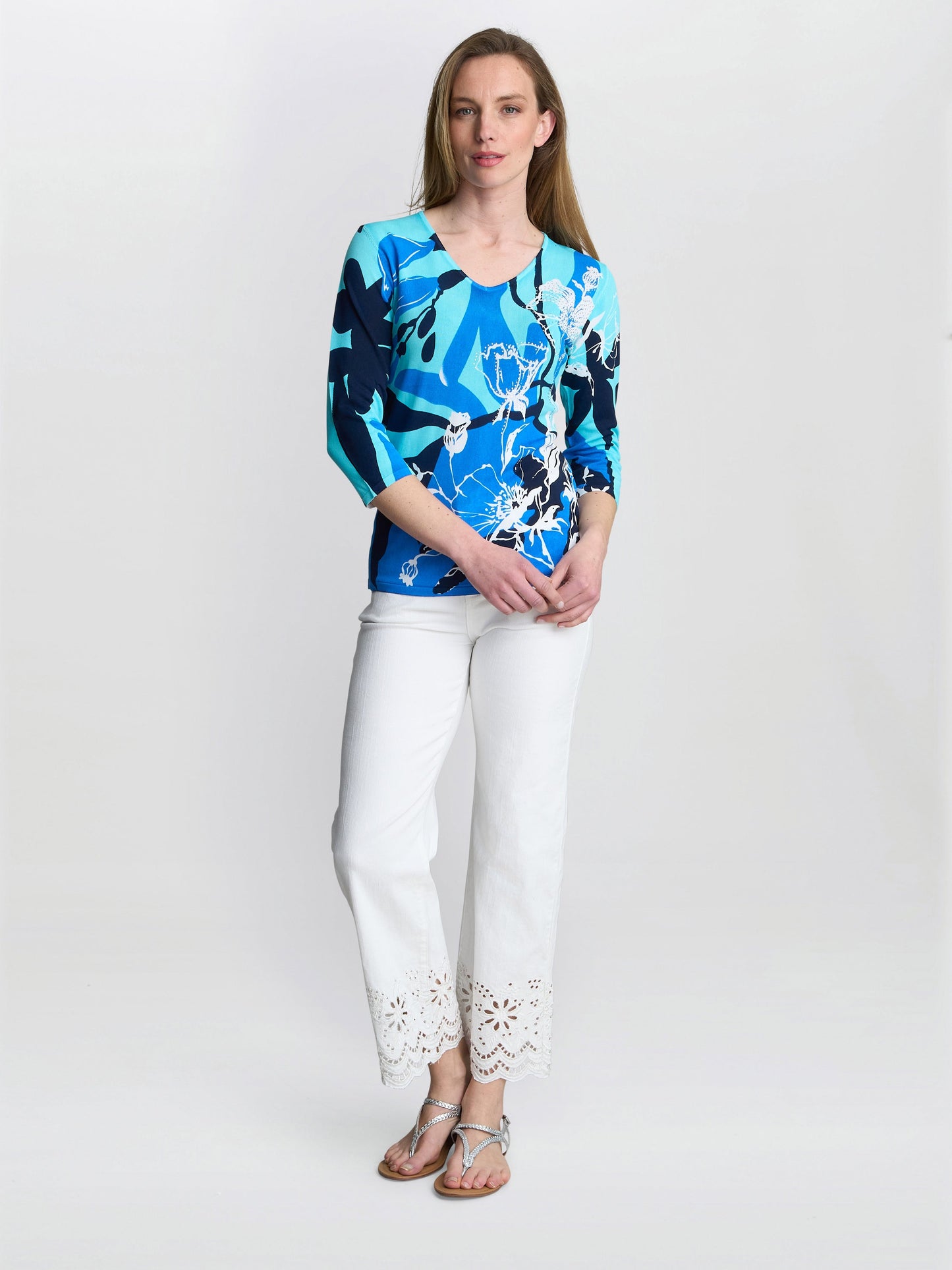  Atlanta Lightweight Sweater With Diamante Detail