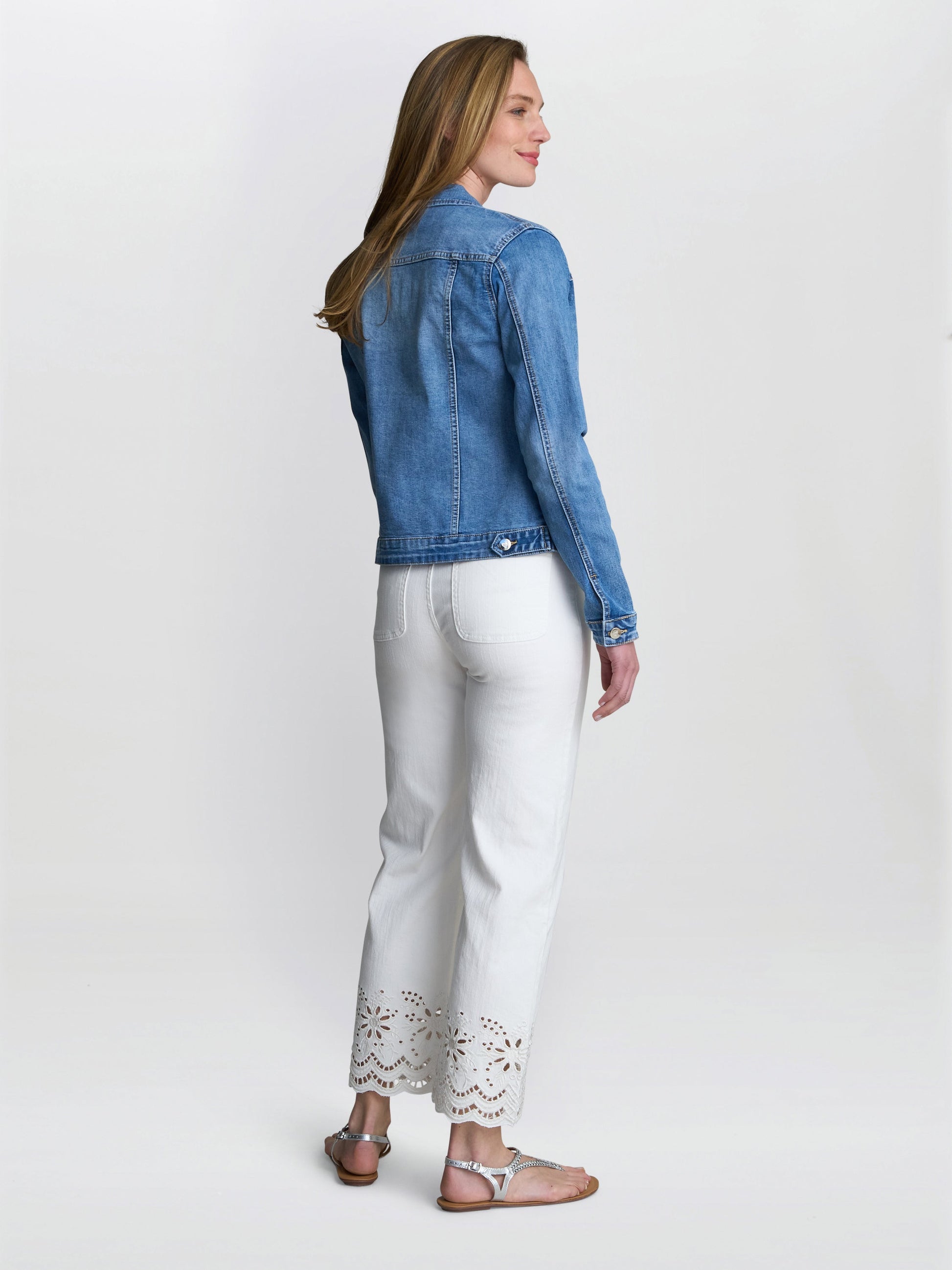  Chantel Embelished Denim Jacket