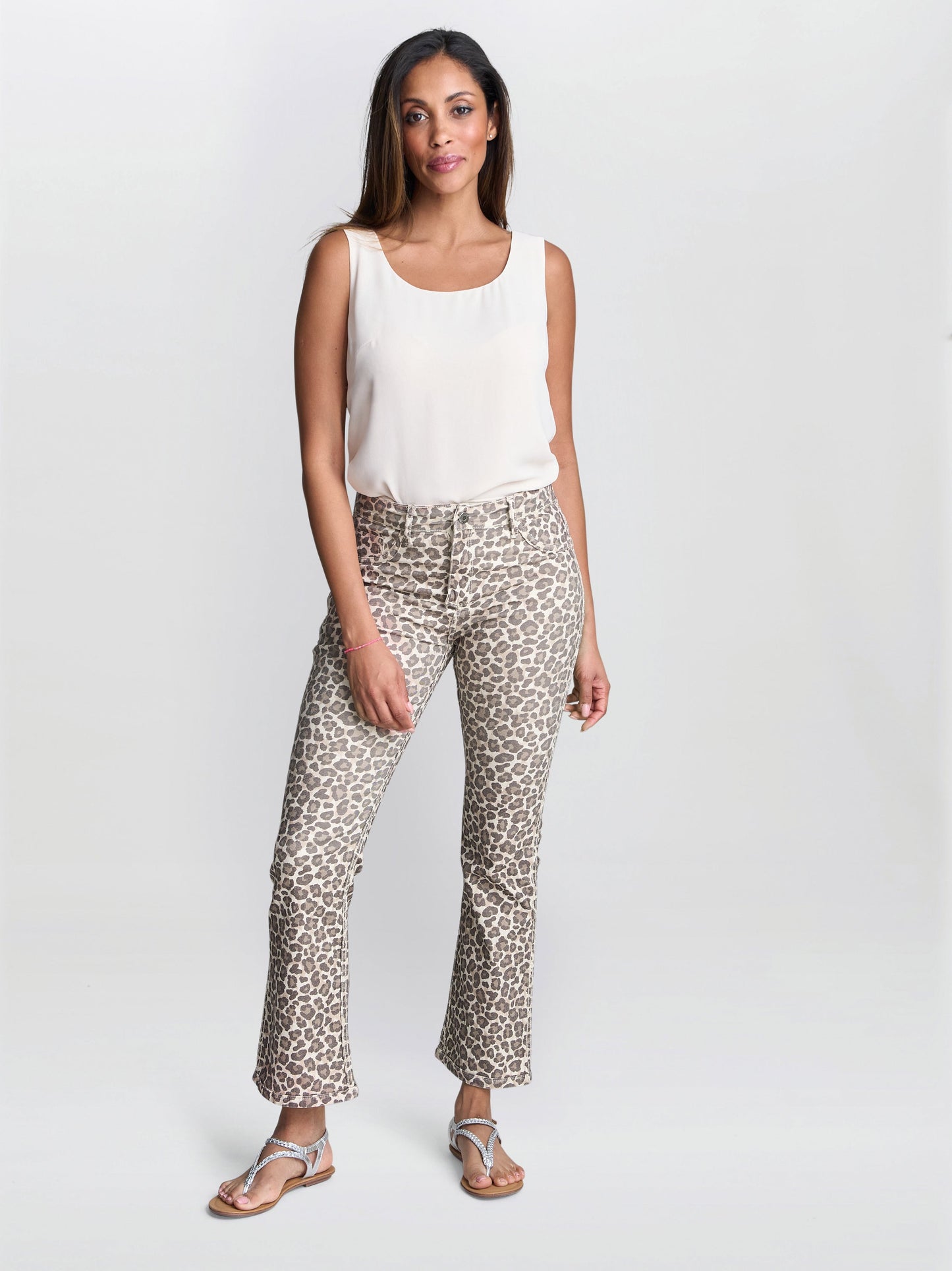  Charley Reversible Stretch Leopard Jeans