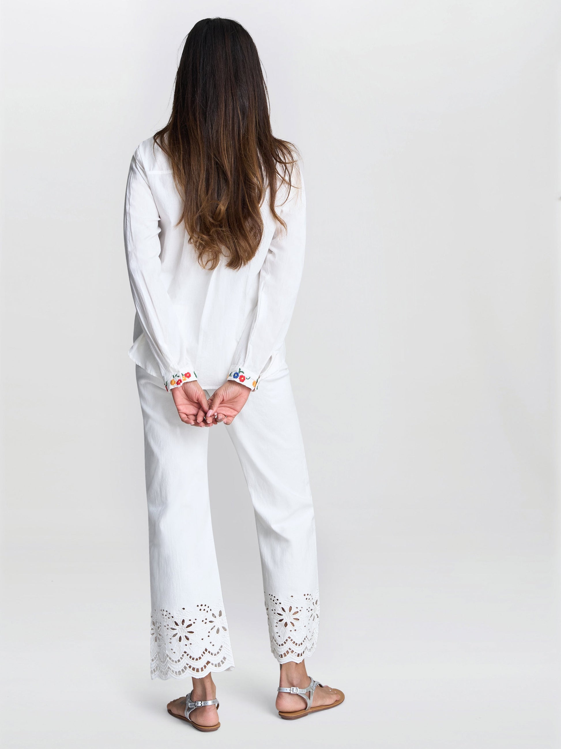  Clementine Embroidered Cotton Shirt