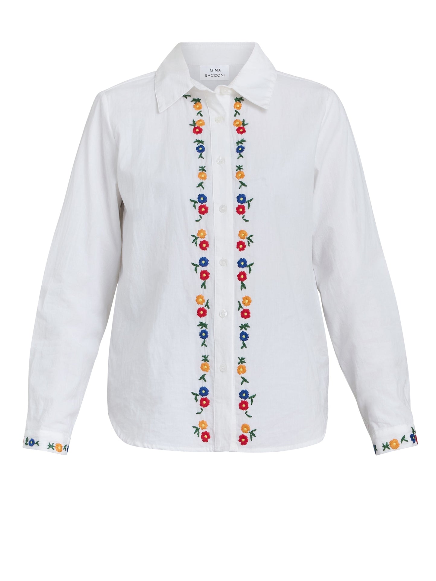  Clementine Embroidered Cotton Shirt
