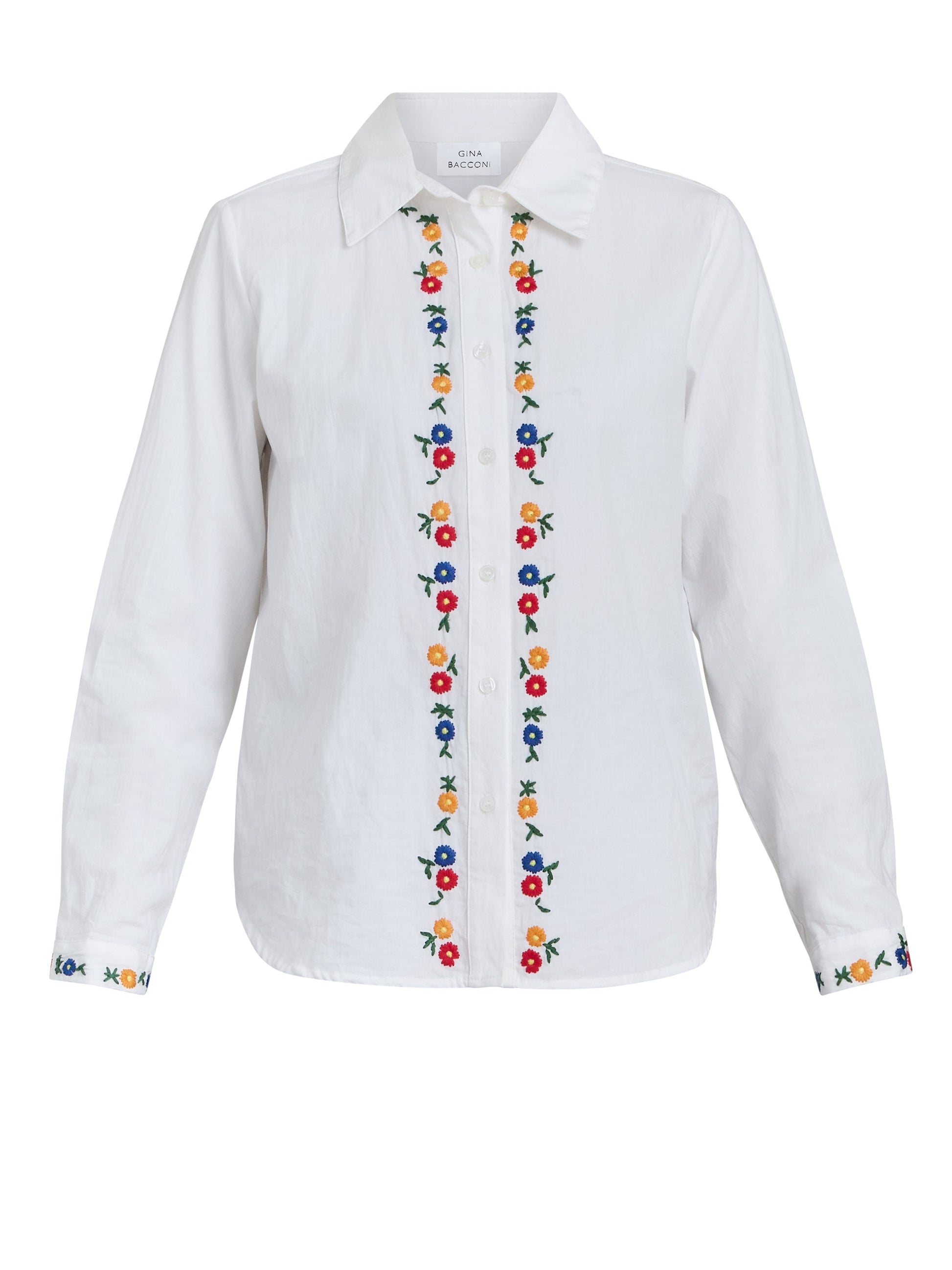  Clementine Embroidered Cotton Shirt