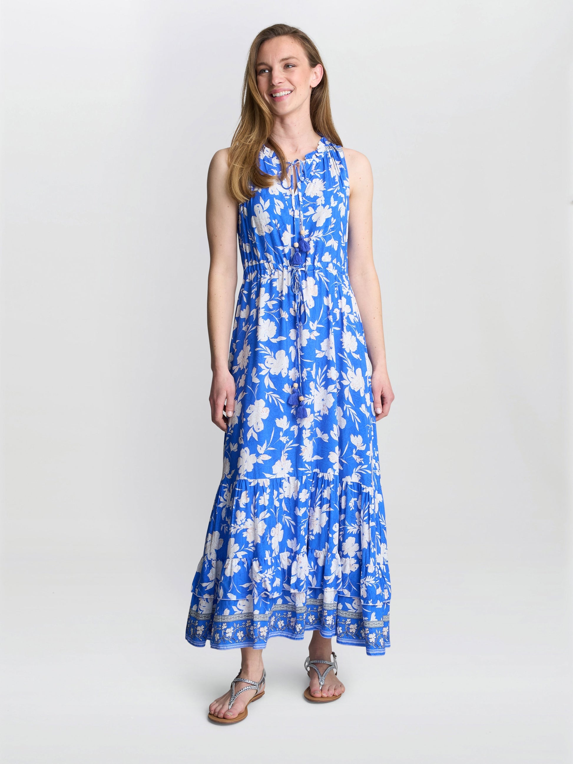  Fawn Sleeveless Maxi Summer Dress