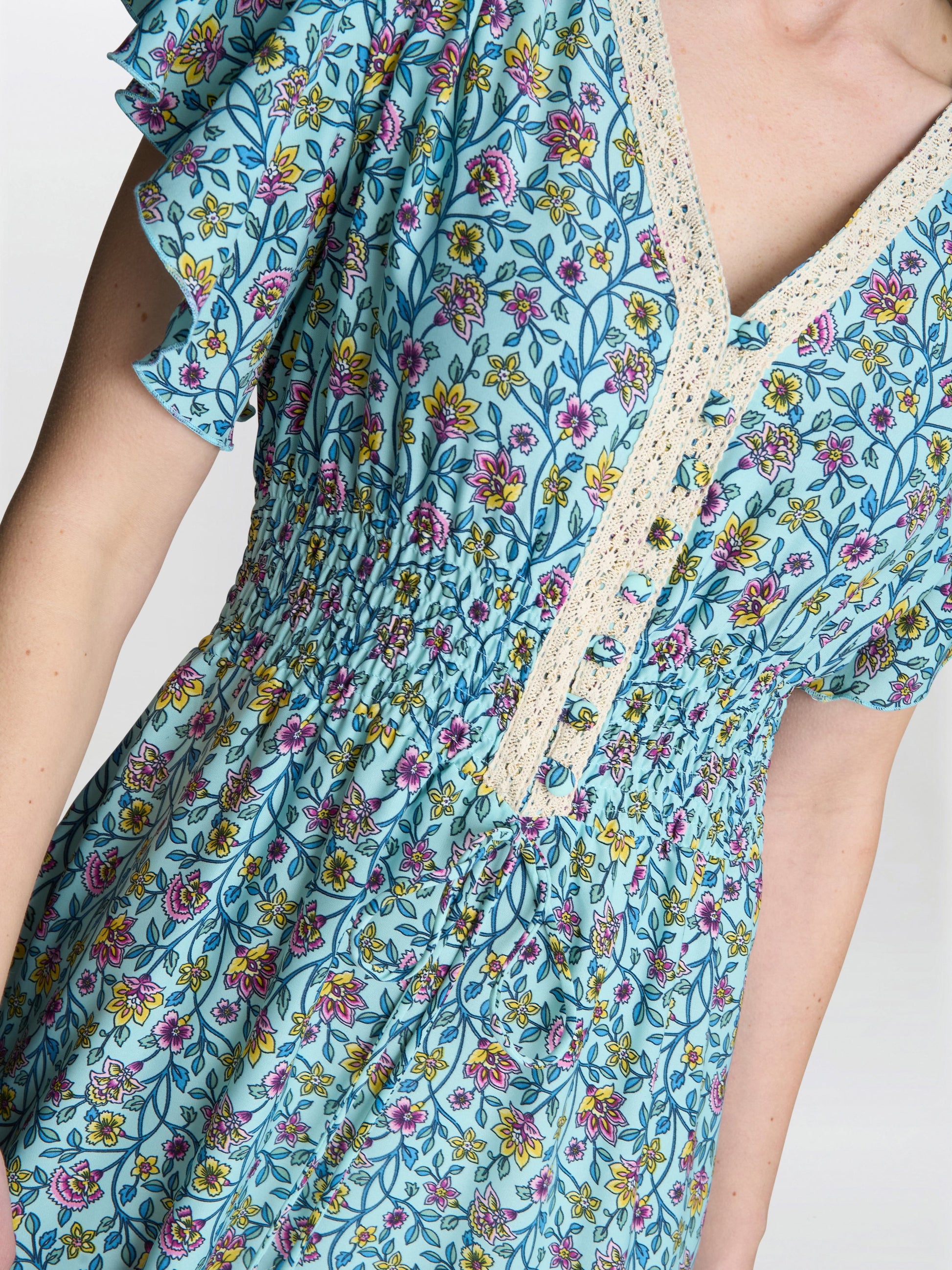  Frankie Vintage Print Dress