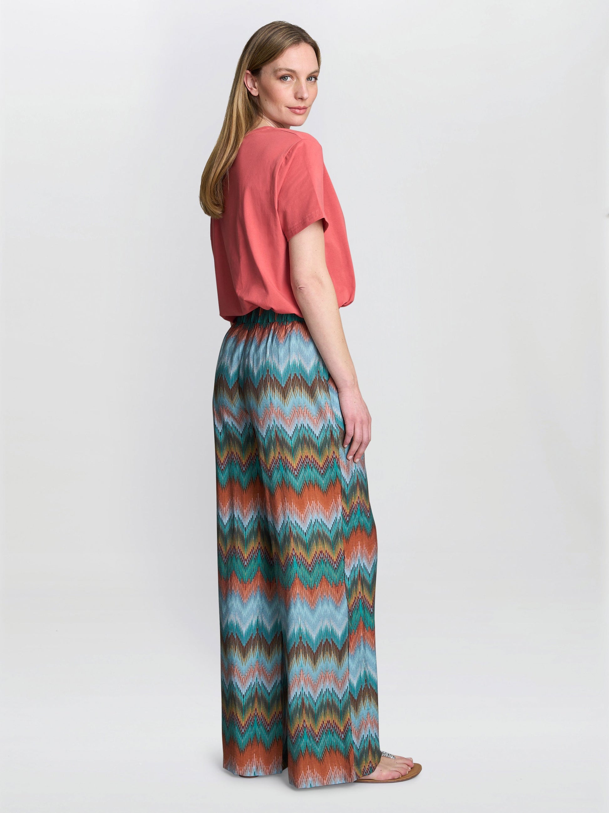  Bessie Tie Waist Summer Trouser