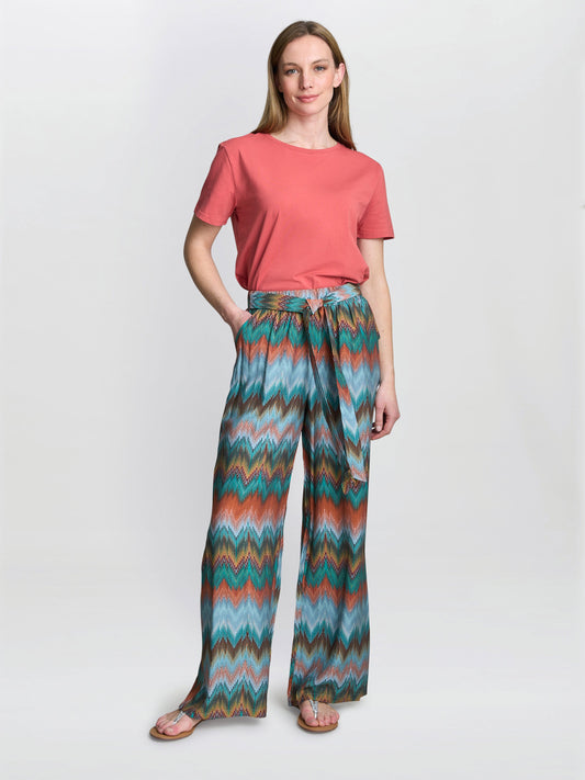  Bessie Tie Waist Summer Trouser