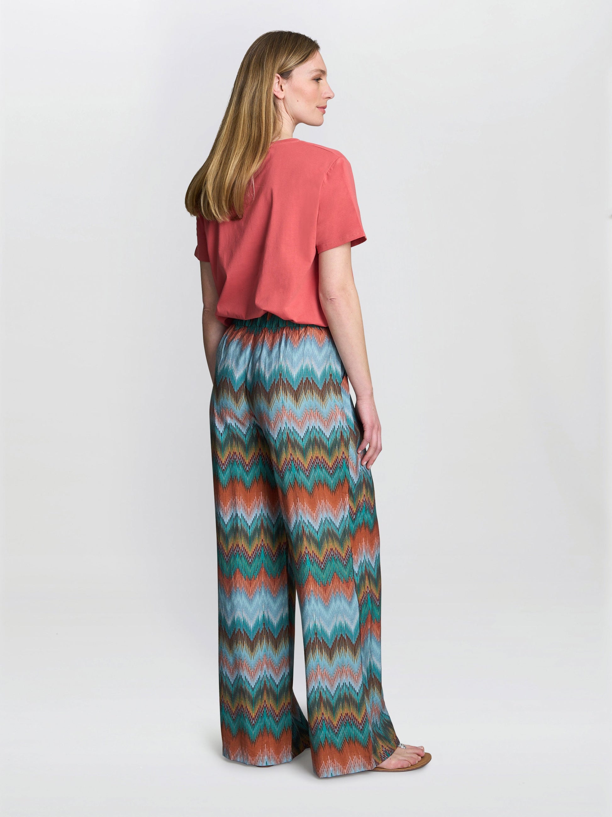  Bessie Tie Waist Summer Trouser