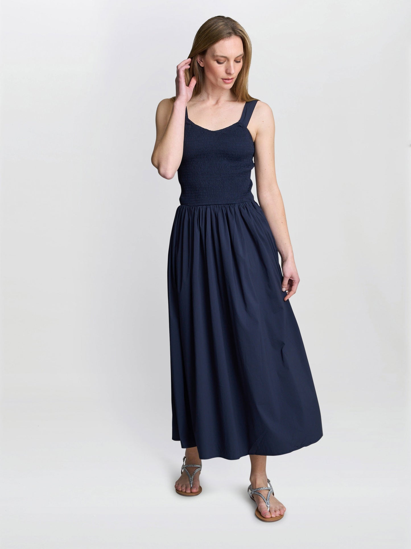  Bonita Sheered Bodice Dress