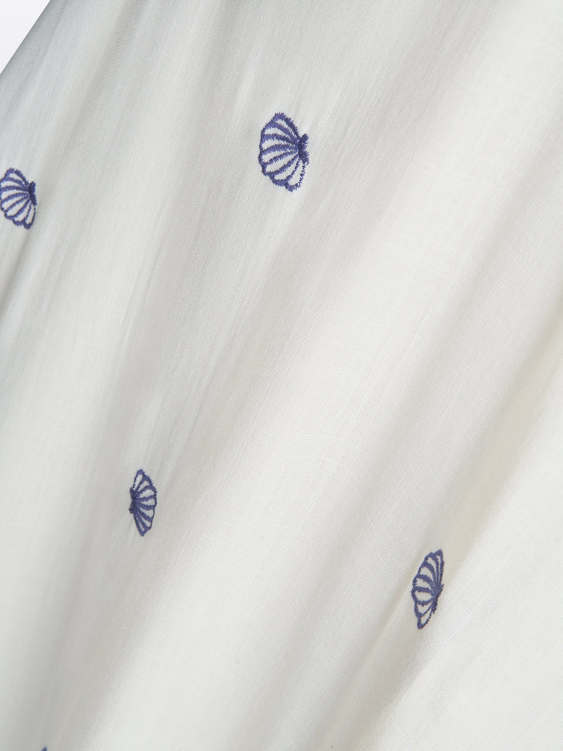 Buffy Embroidered Shell Print Dress