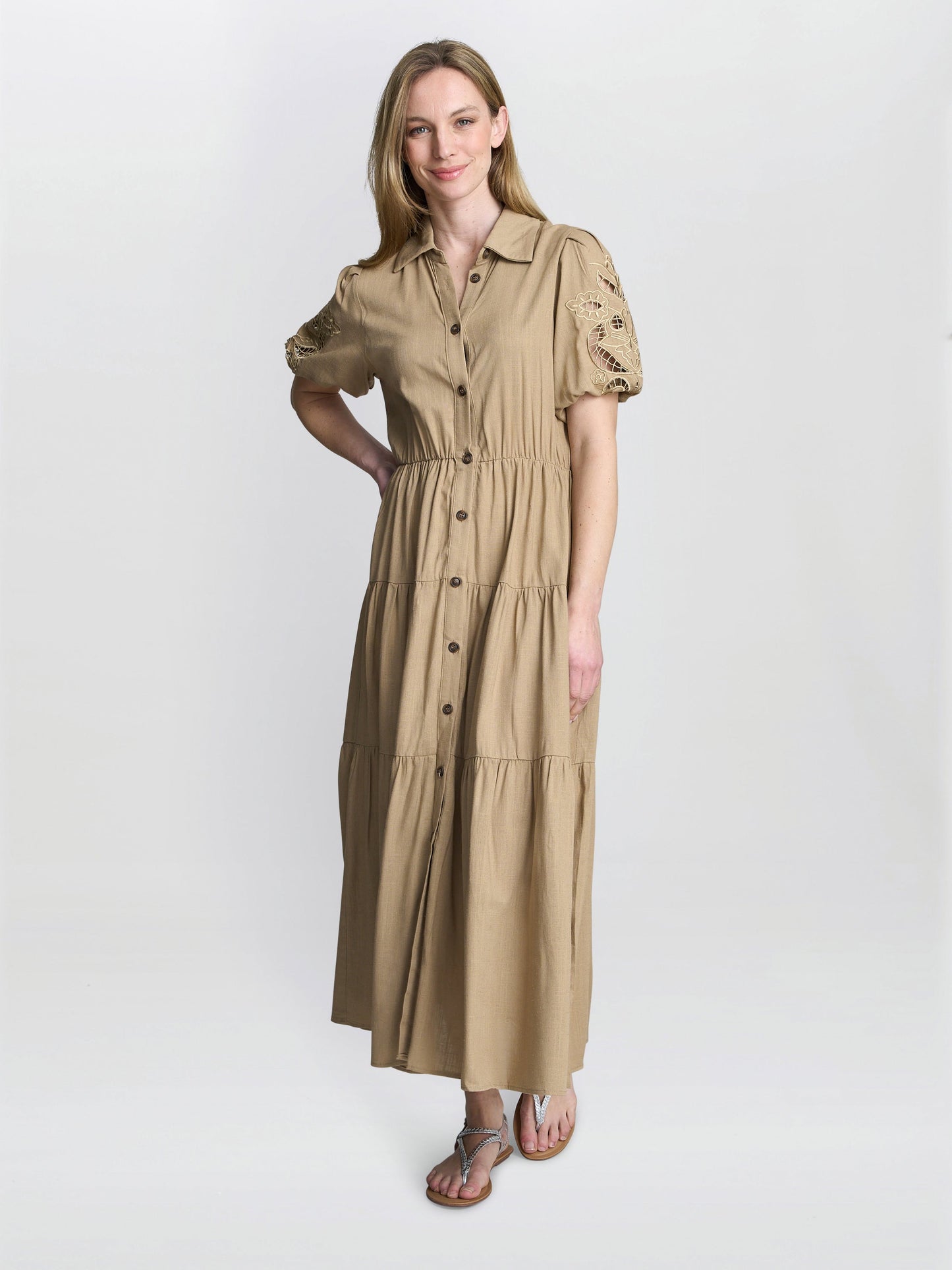  Carey Puff Sleeve Dress