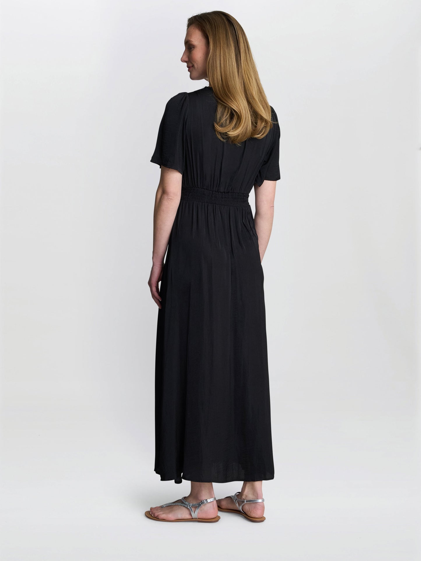  Carole Flowing V-Neck Dress