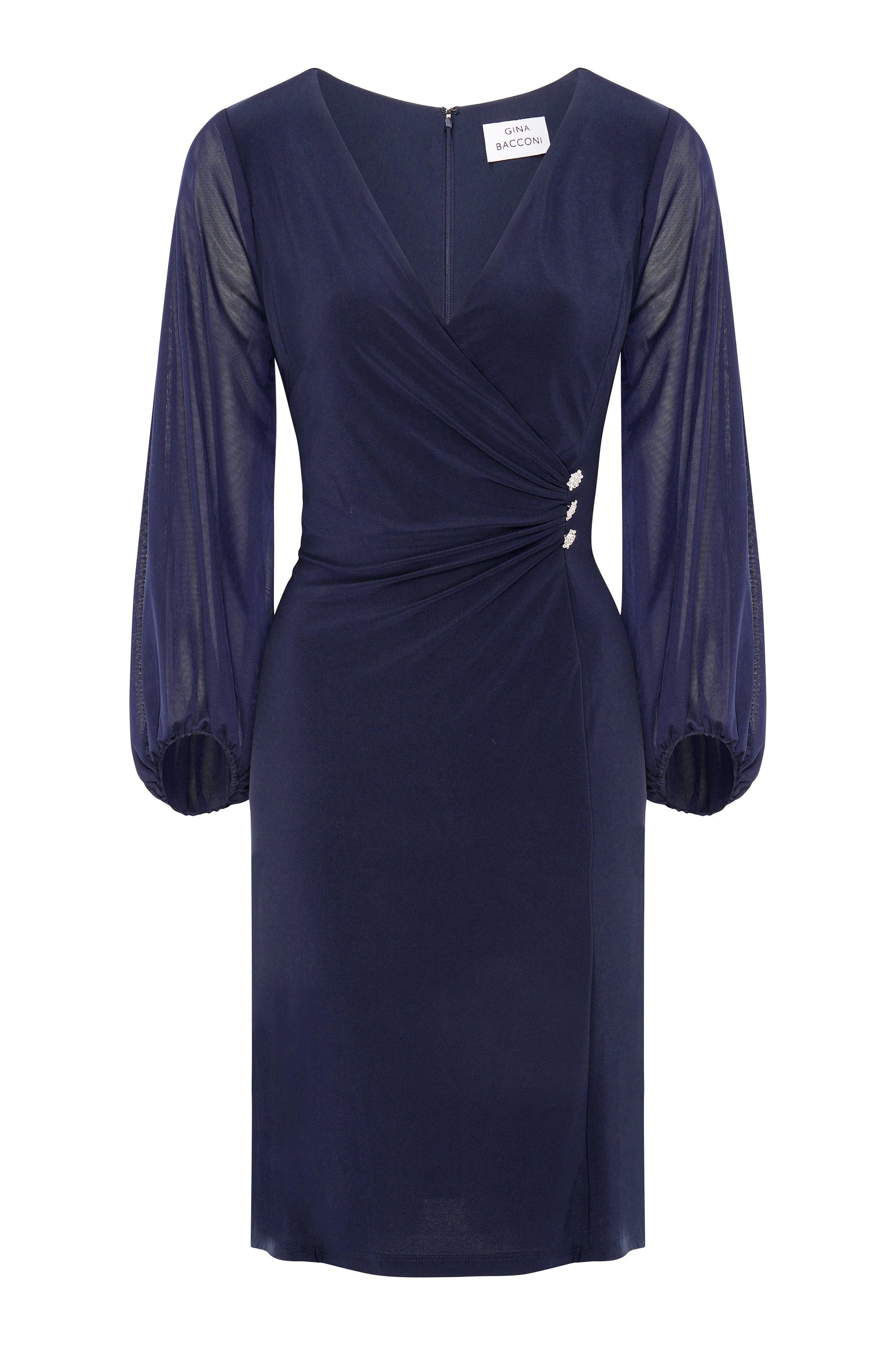  Dee Jersey Wrap With Mesh Sleeves
