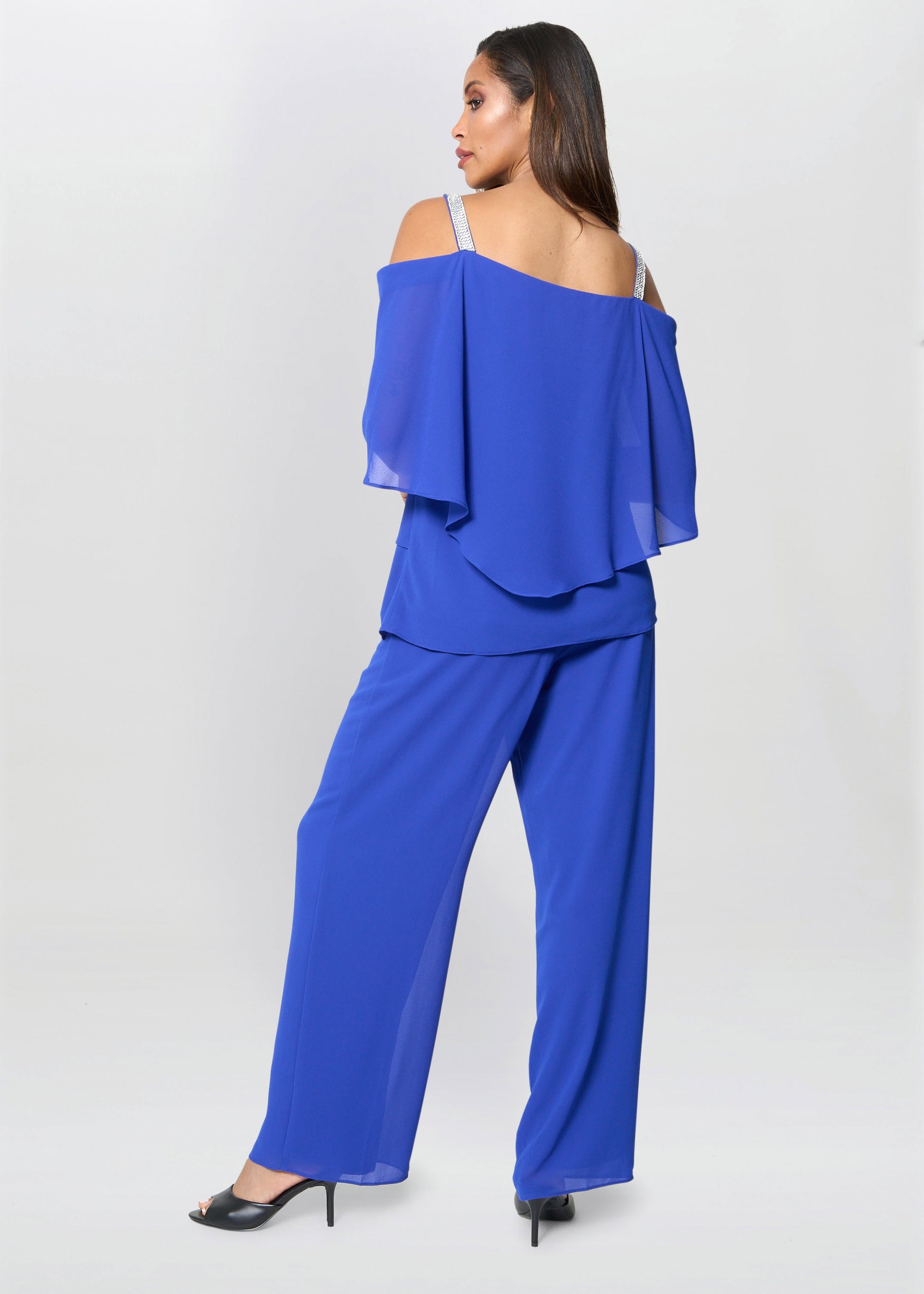  Darla Frill Top Trouser Set