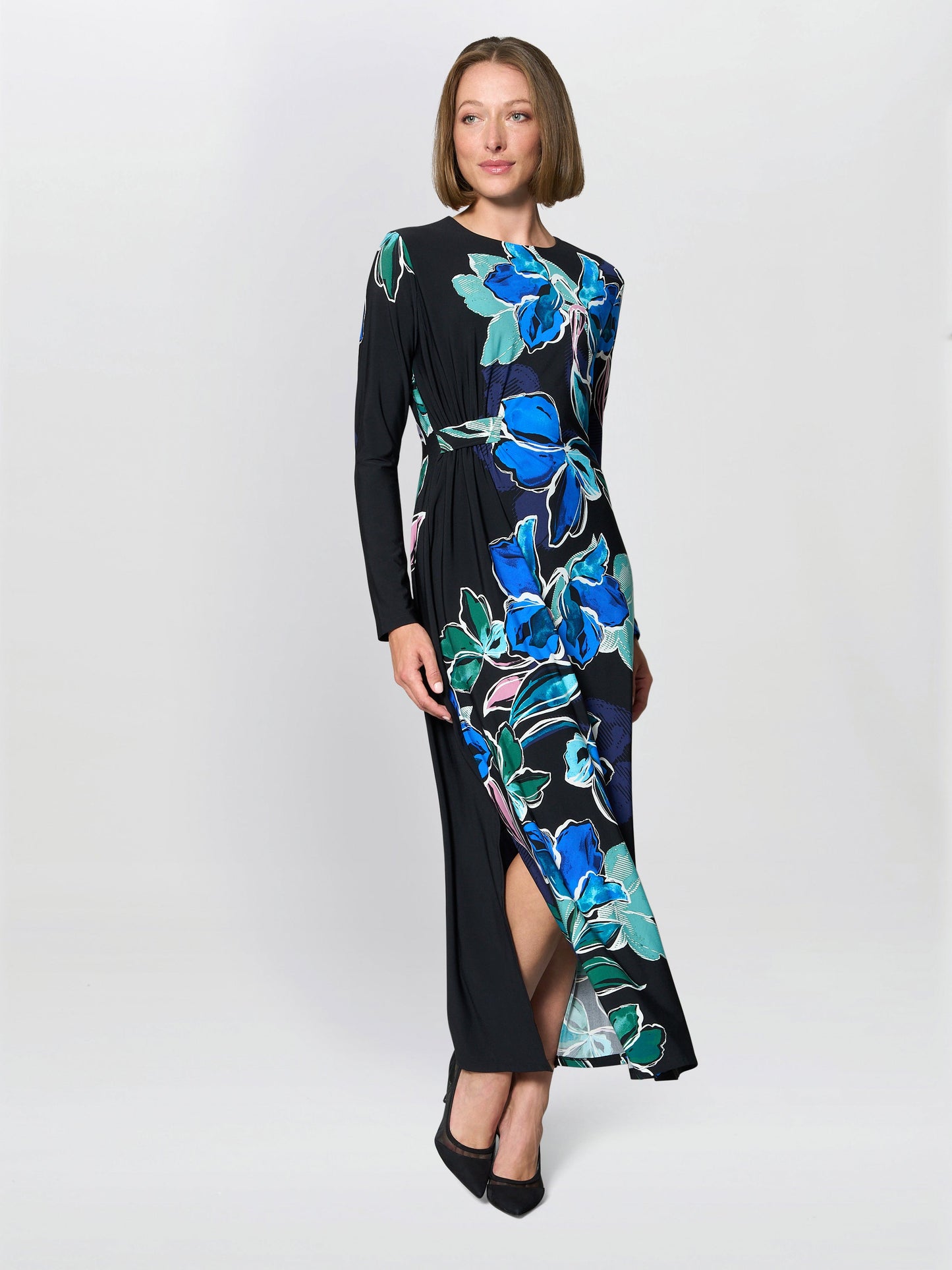  Eli Floral Print Maxi Dress