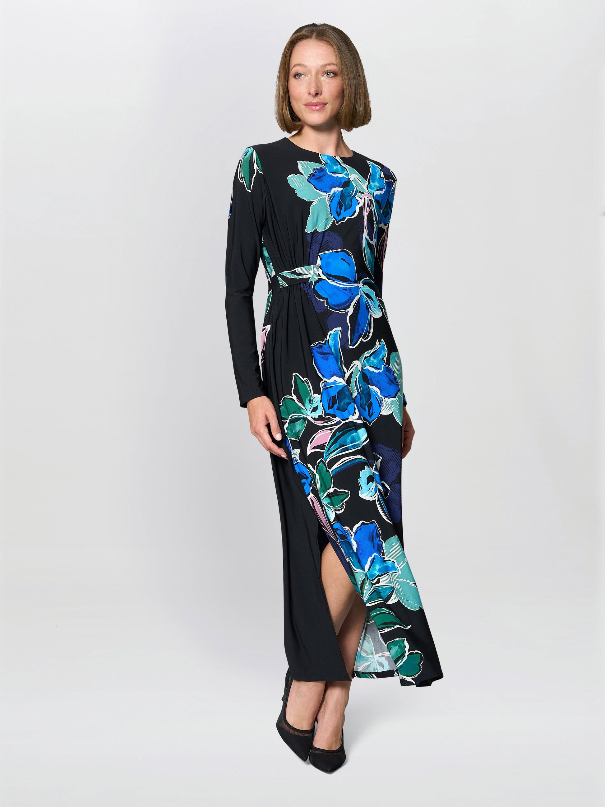  Eli Floral Print Maxi Dress