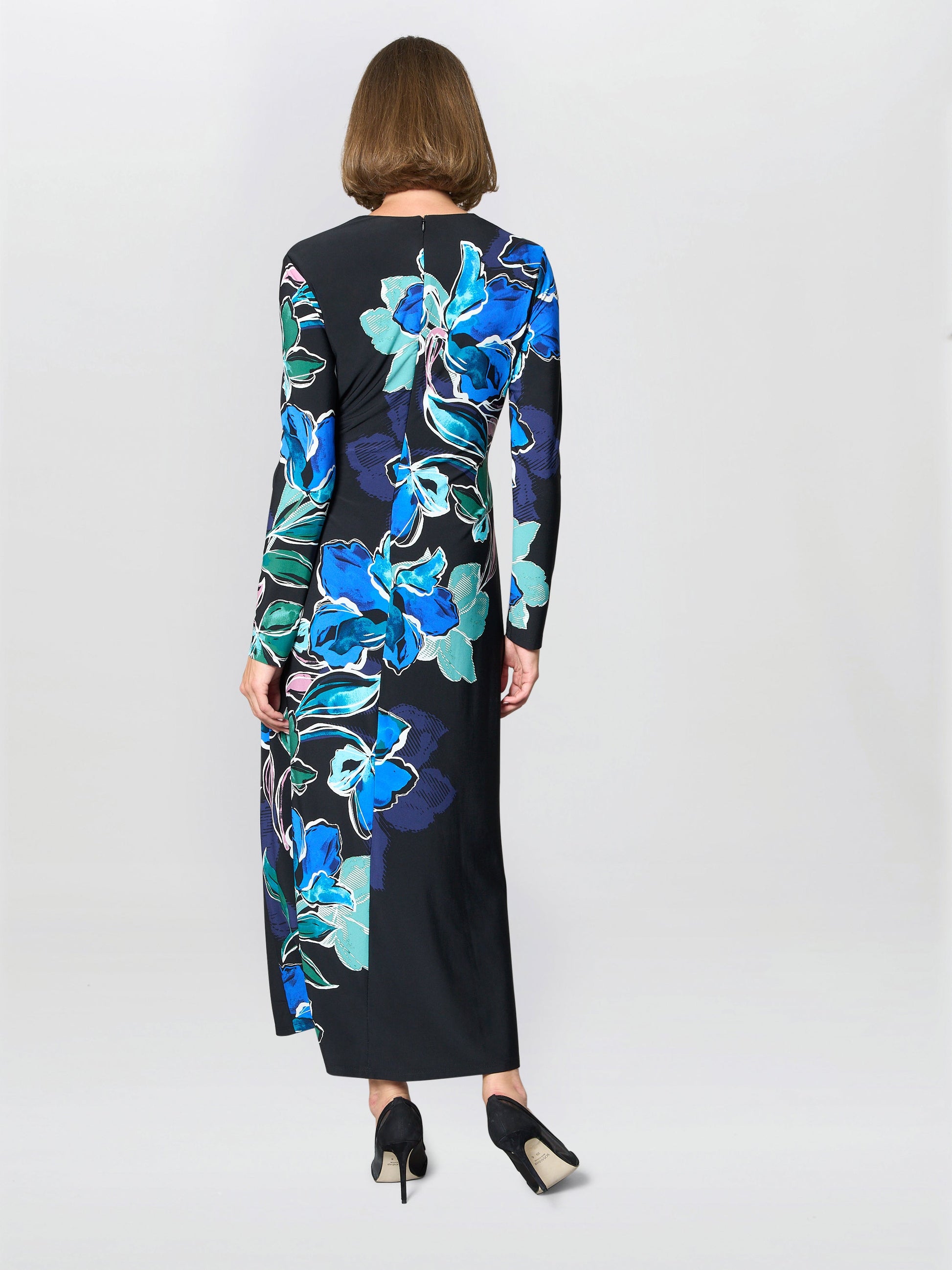  Eli Floral Print Maxi Dress