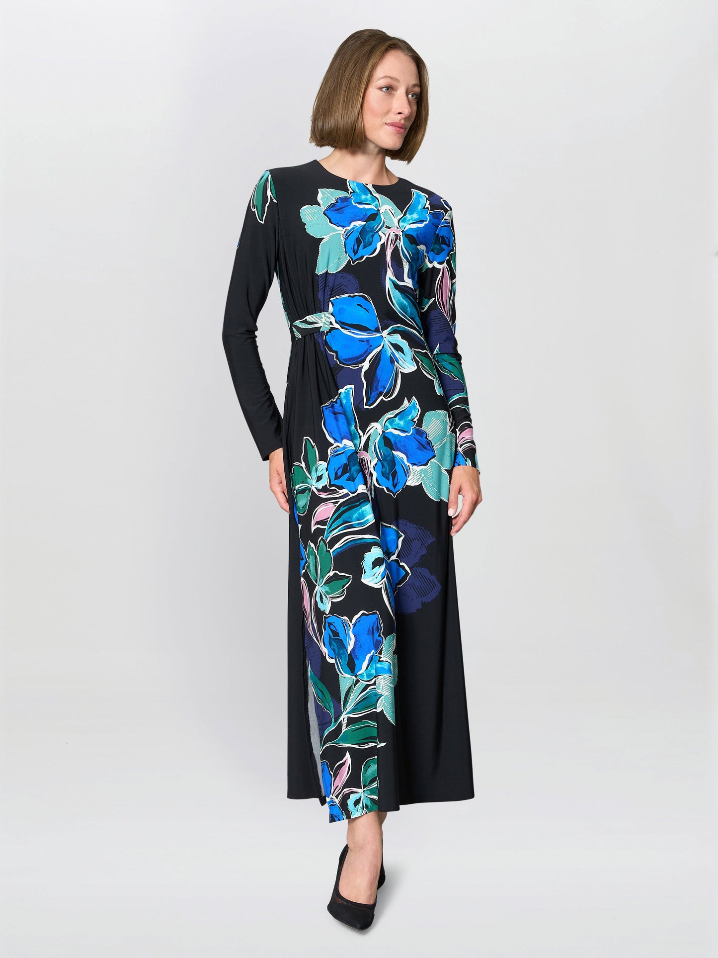  Eli Floral Print Maxi Dress