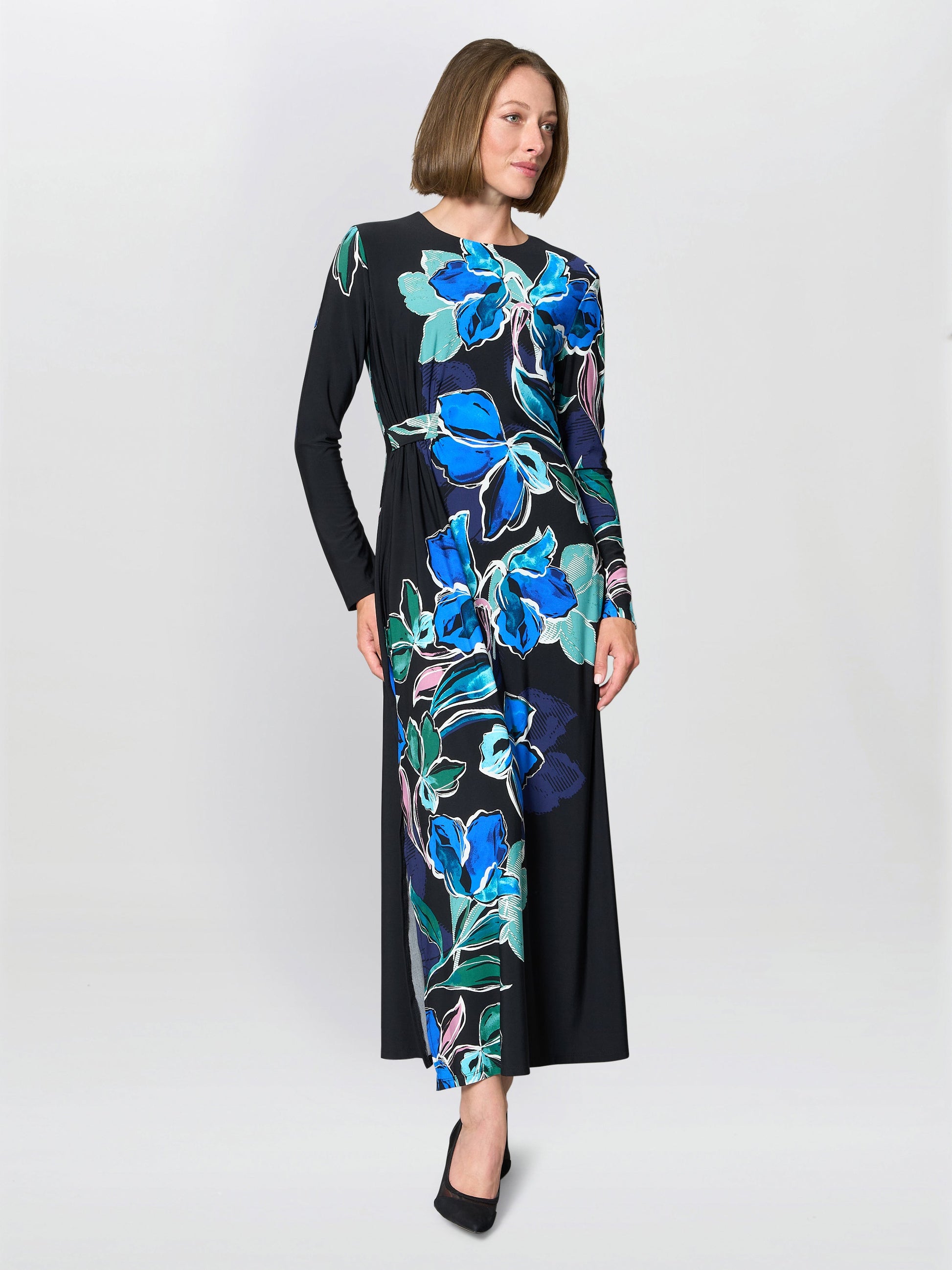  Eli Floral Print Maxi Dress