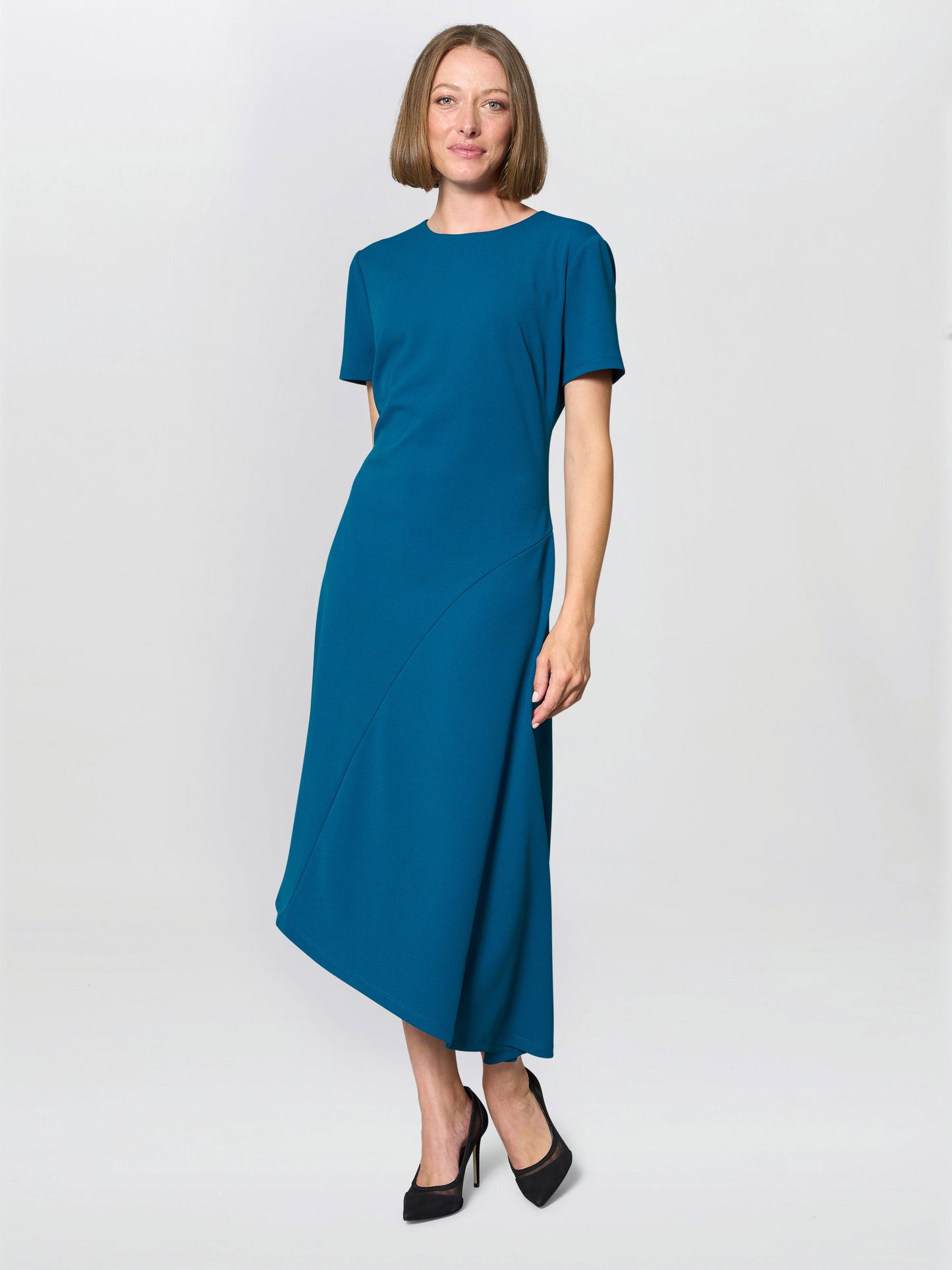  Elma Fit And Flare Midi Dress