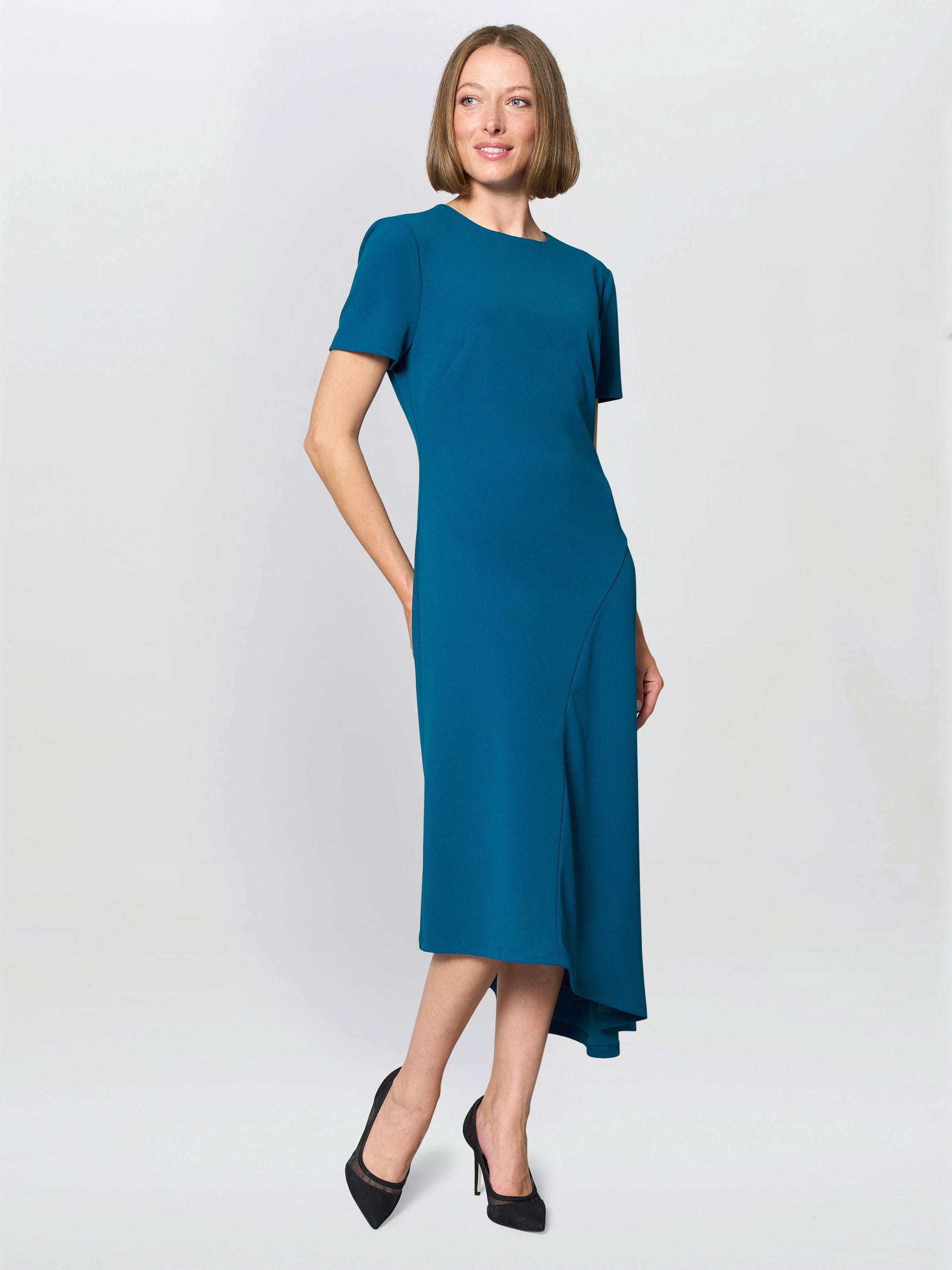  Elma Fit And Flare Midi Dress