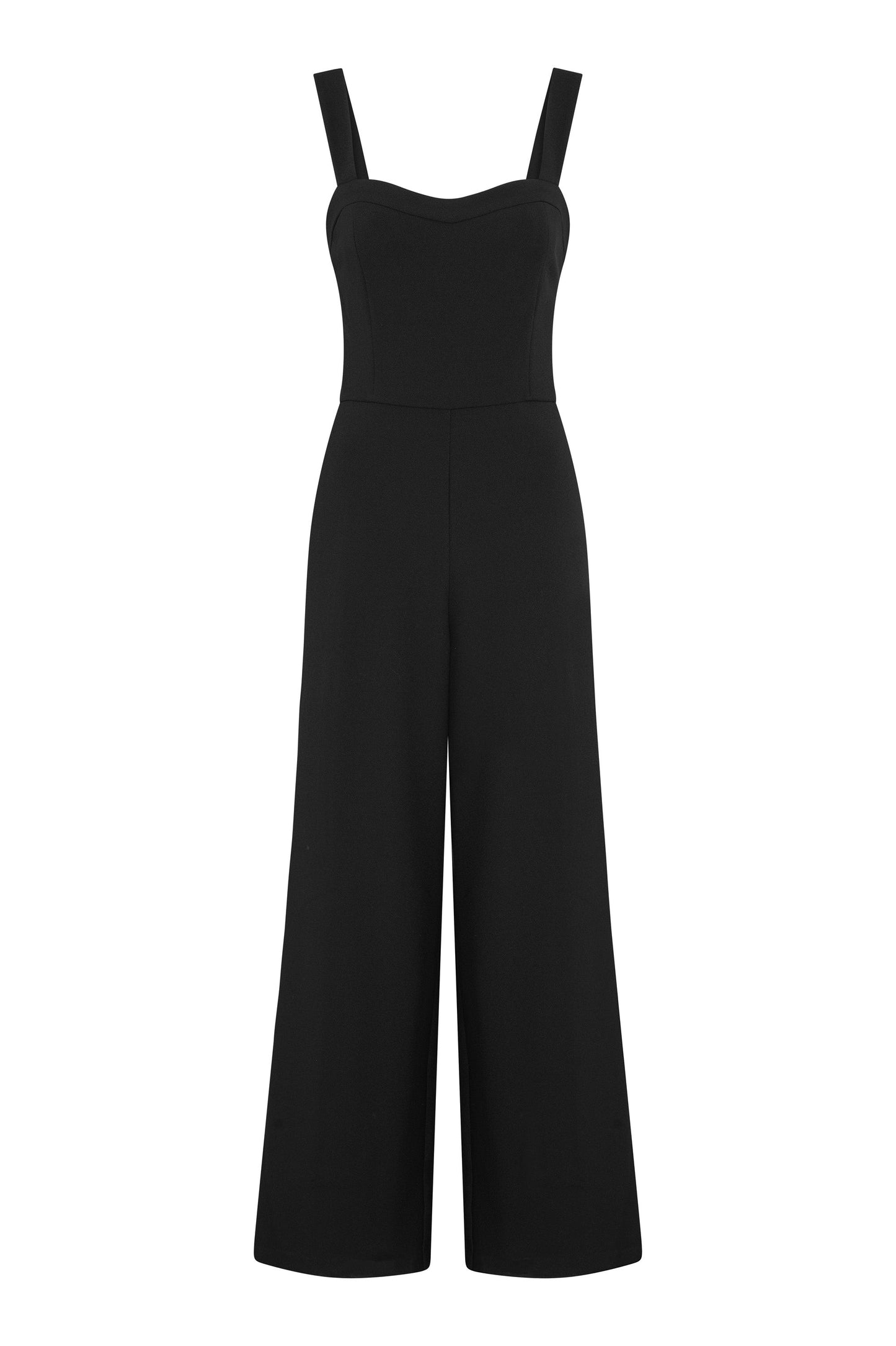  Emy Black Wide-Leg Jumpsuit