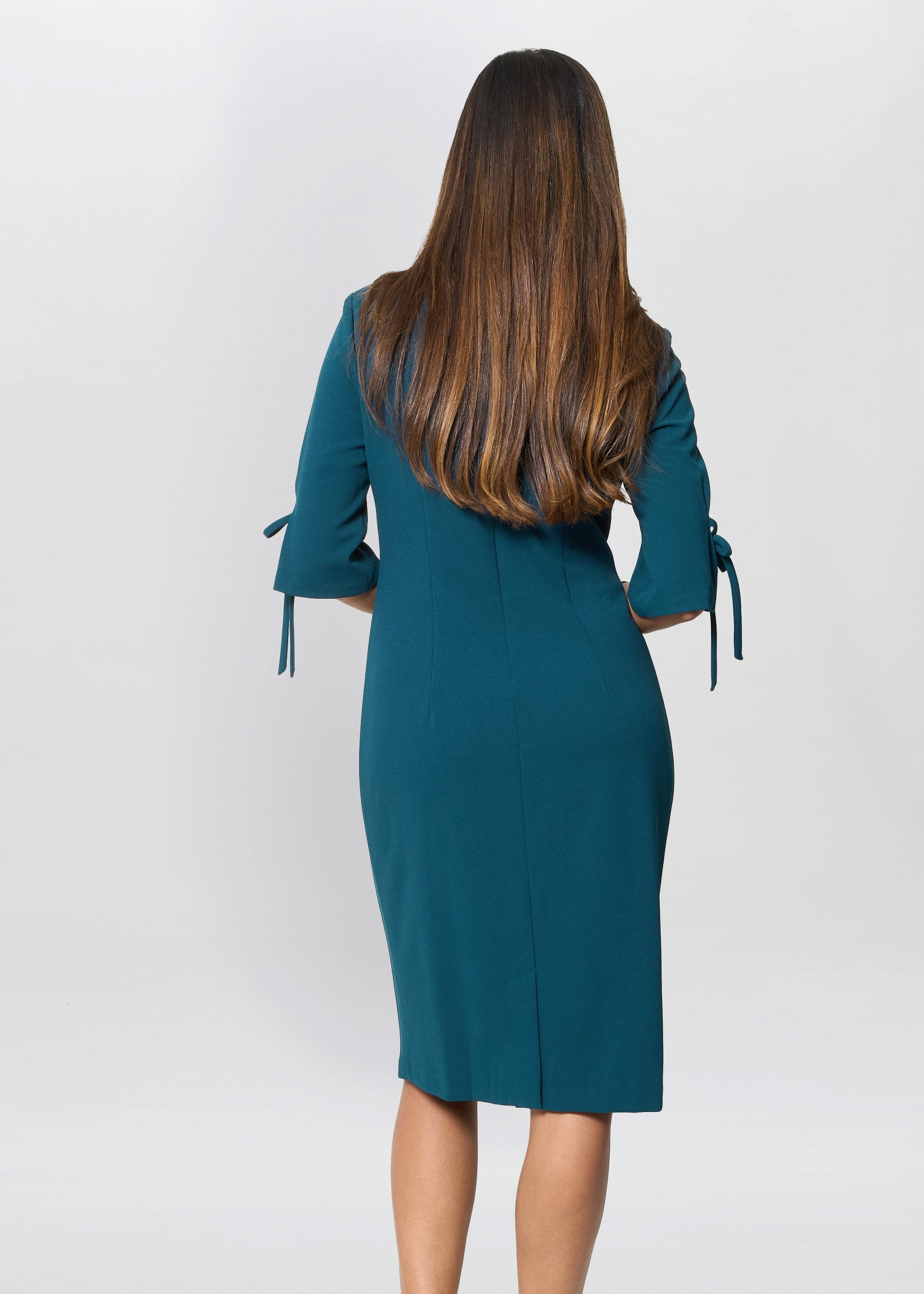  Gilly 3/4 Sleeve Structured Dress