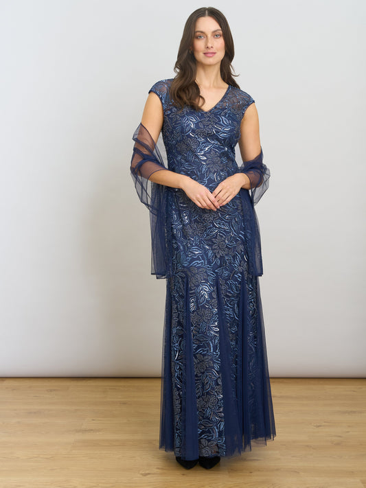  Indy Maxi Dress With Matching Scarf