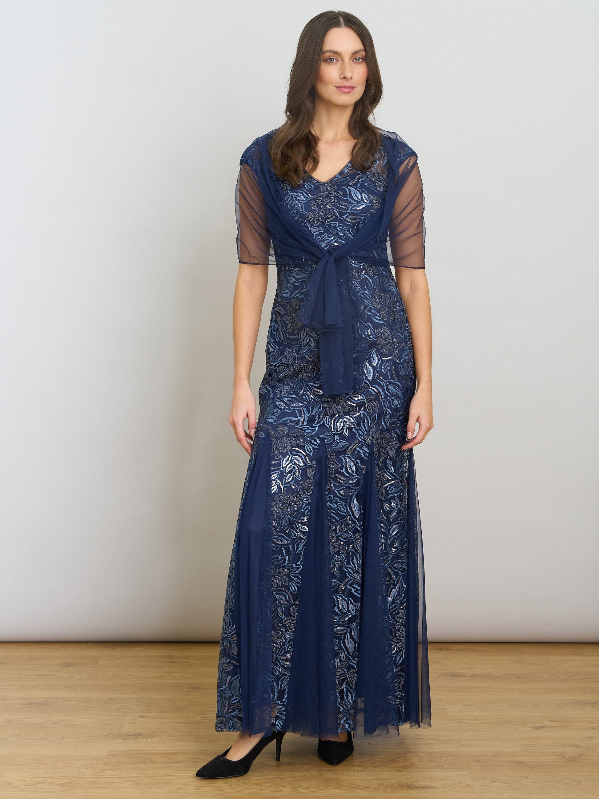  Indy Maxi Dress With Matching Scarf