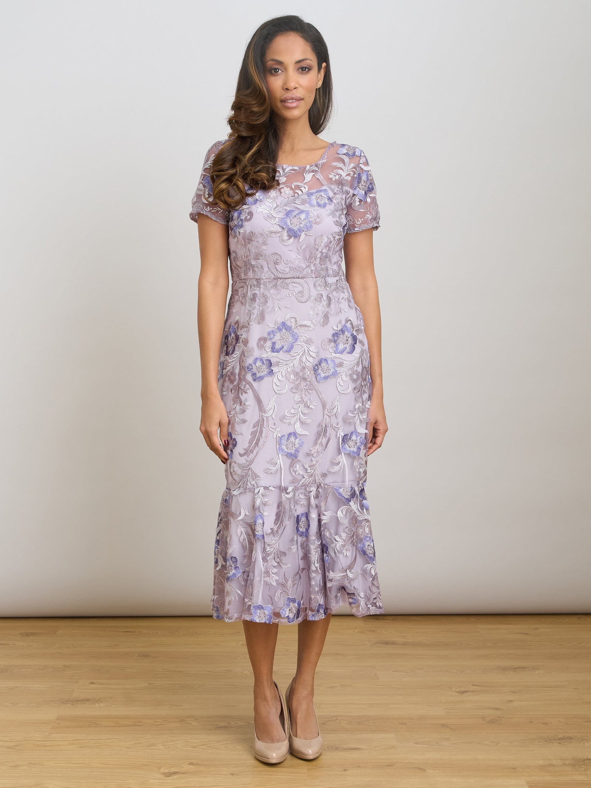  Mildred Lace Midi Dress