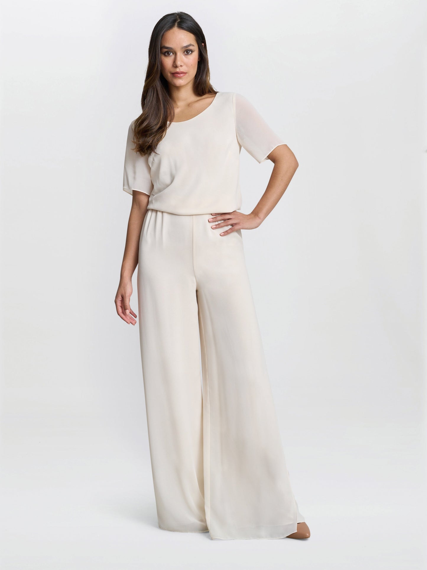  Triple Layer Chiffon Top